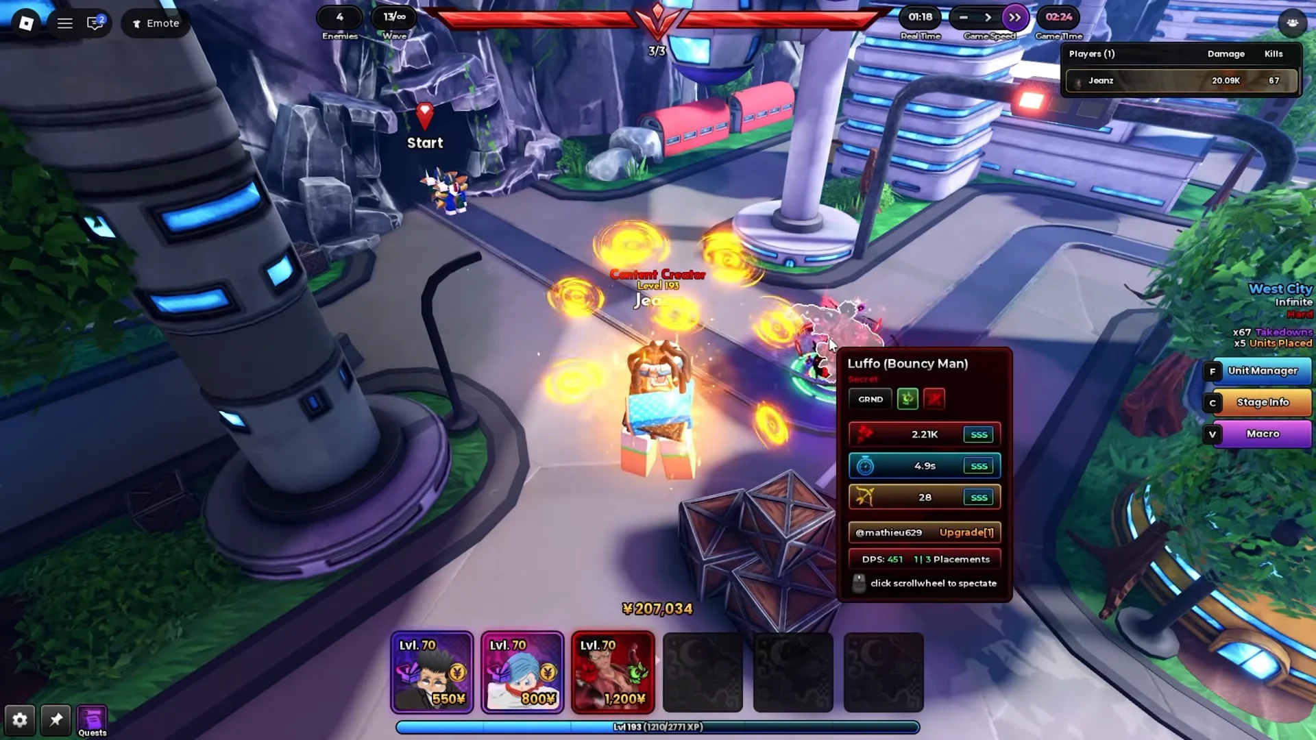 Match Deployment & Base Stats