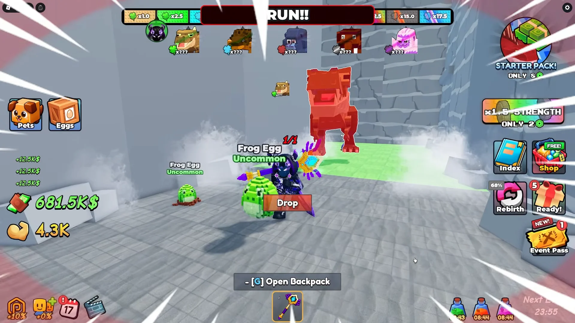 Rebirth 1 & Trex Egg Chase