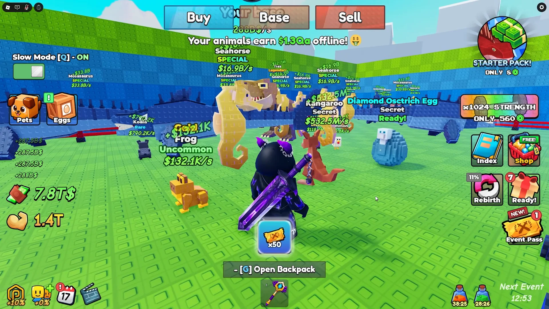 Rebirth 7 & Egg Hatches