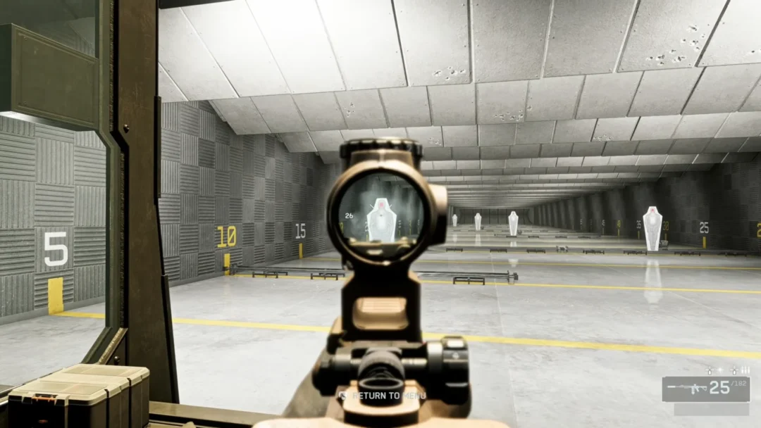 Firing Range Damage Test