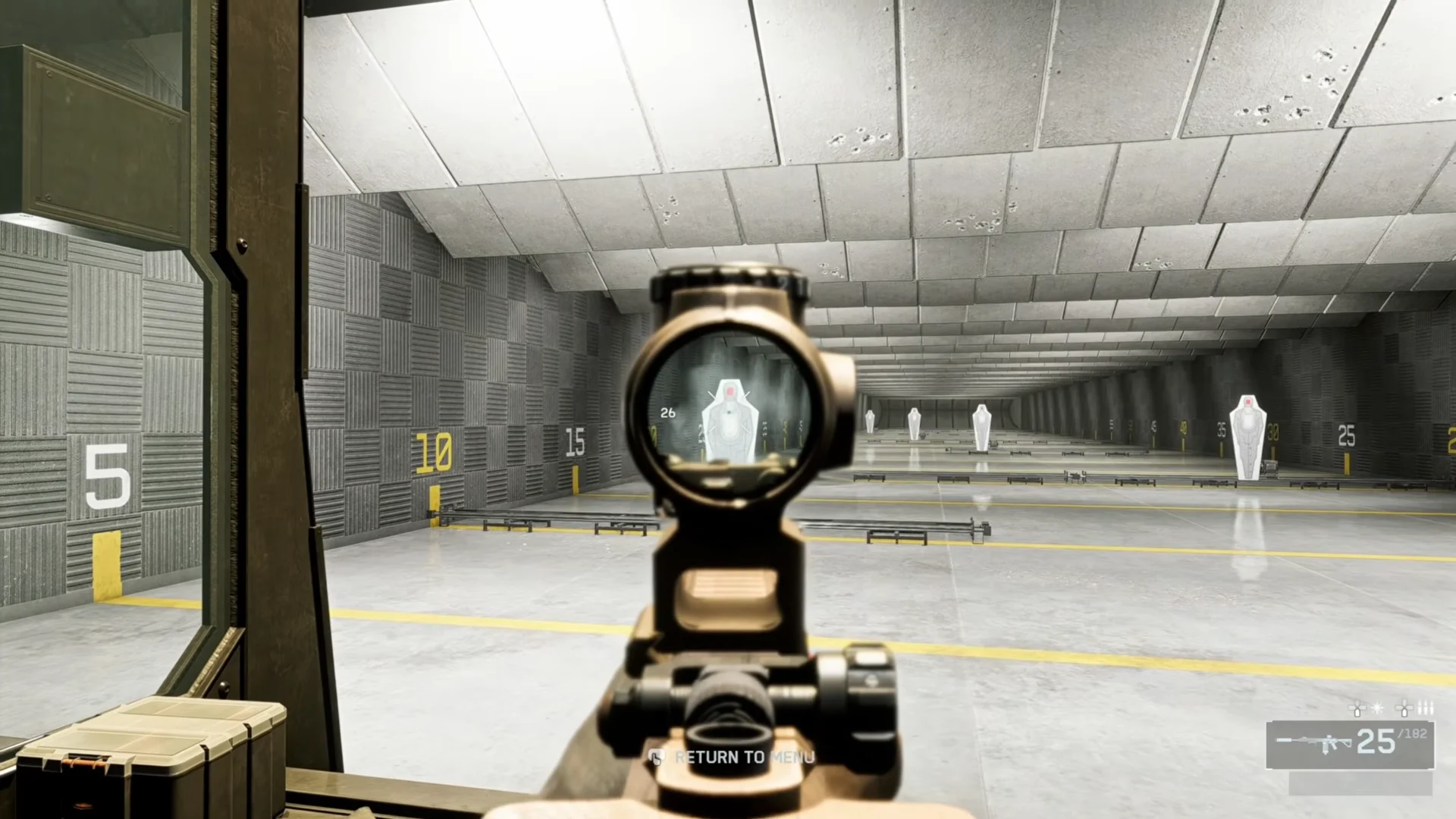 Firing Range Damage Test