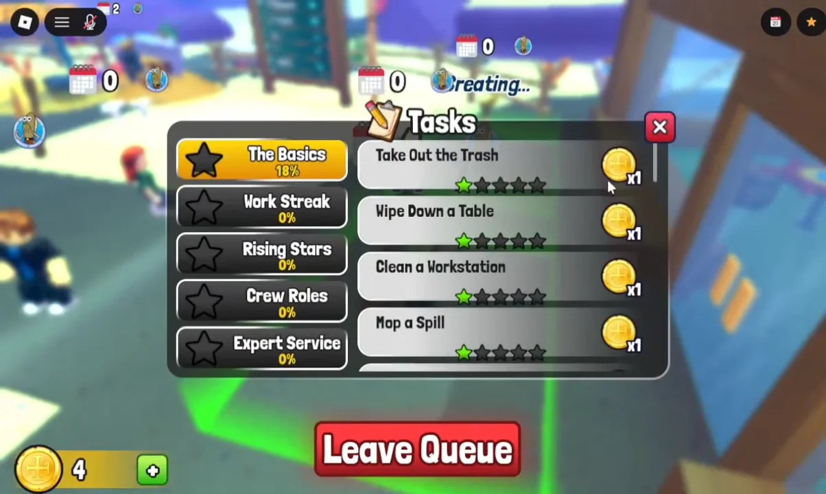 Queueing and Viewing Tasks