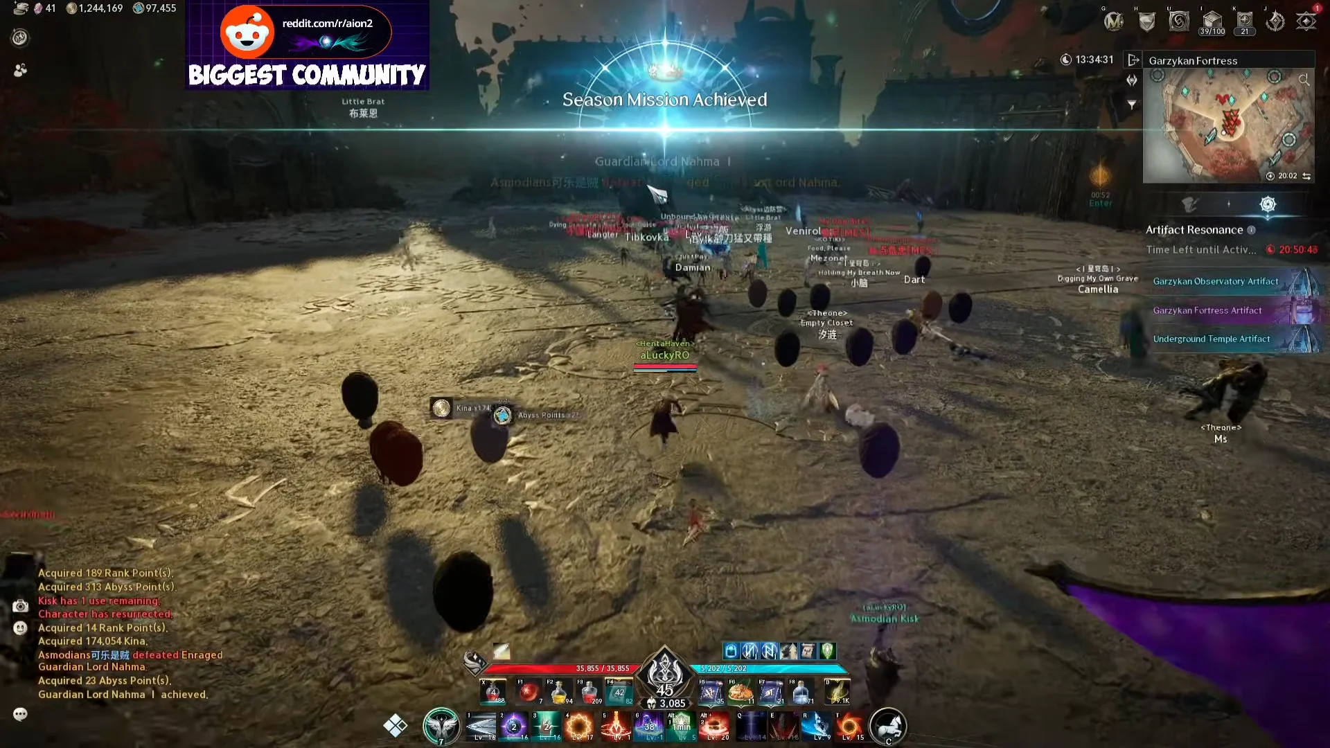 Second Death & Boss Defeat