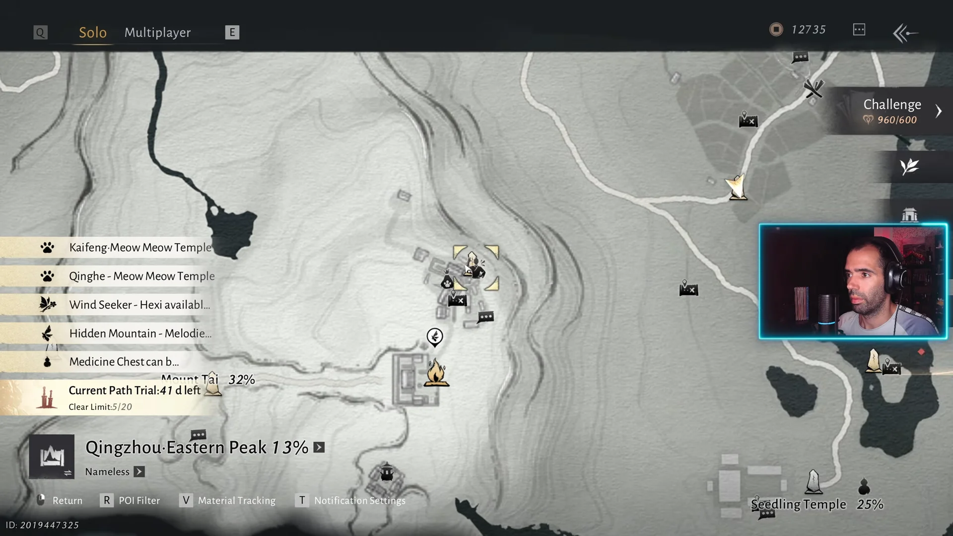 Wandering Tales Menu & Fast Travel