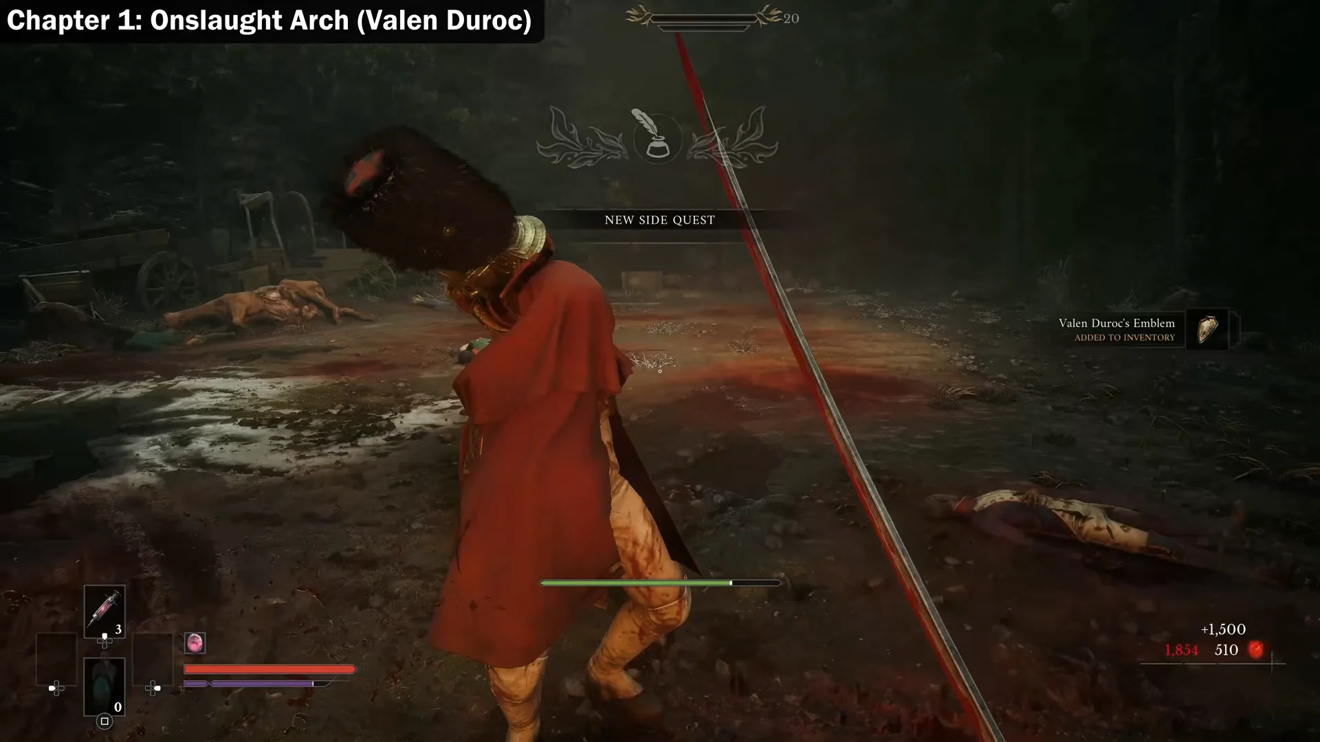 Defeating Valen Duroc