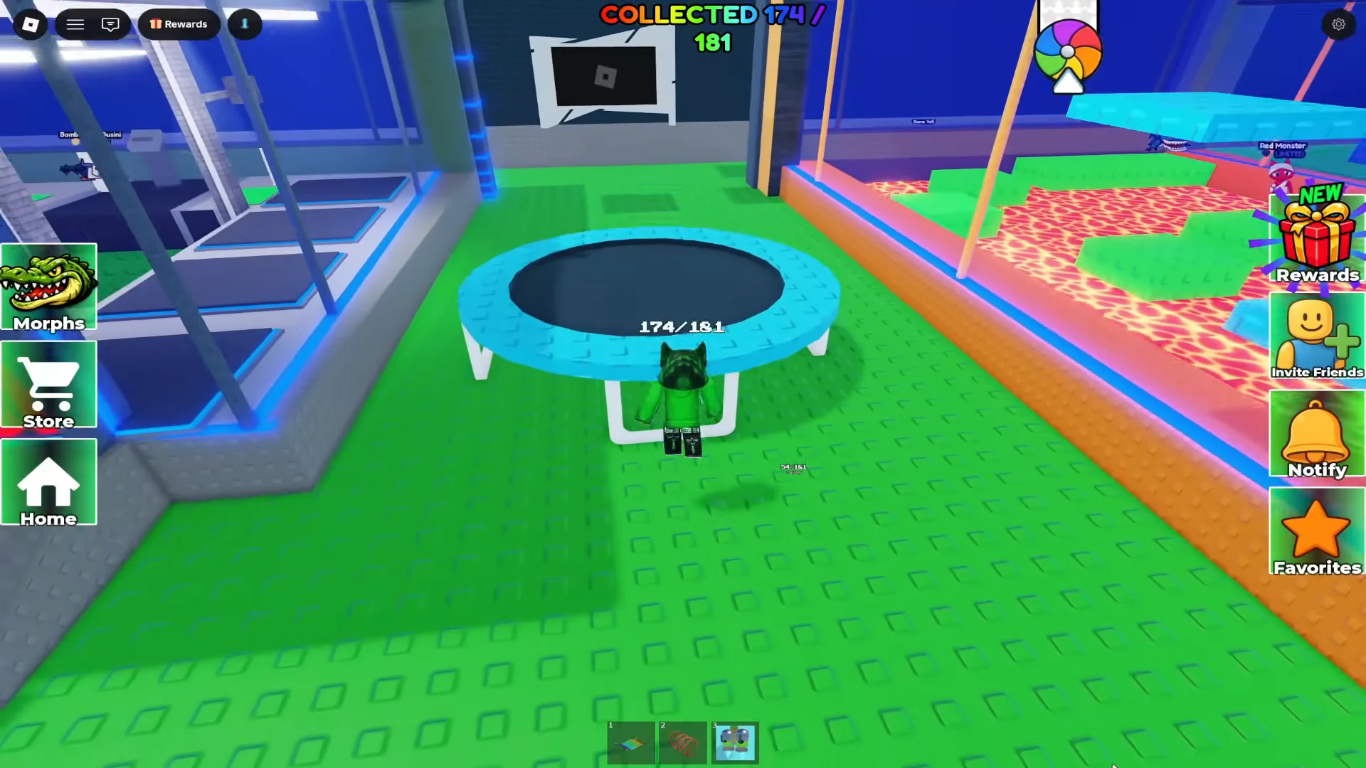 Trampoline jump