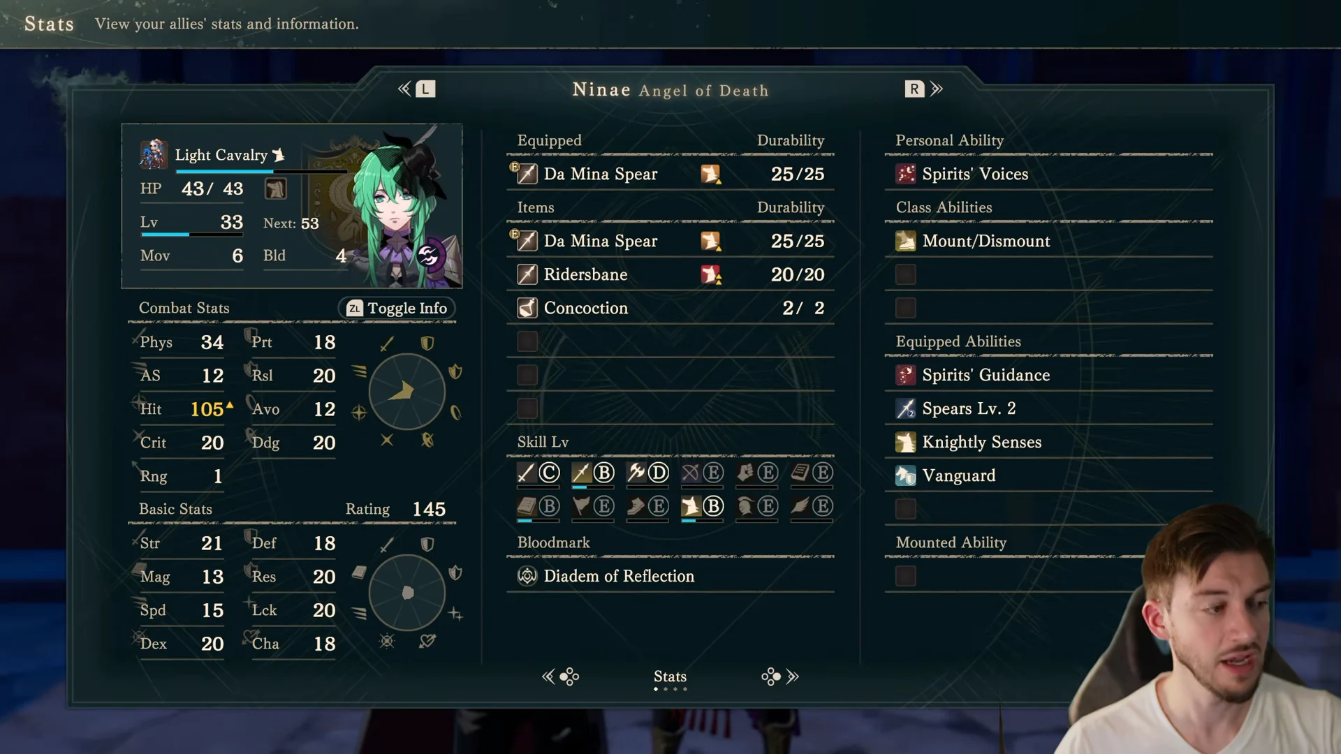 Ninae profile and recruit requirements