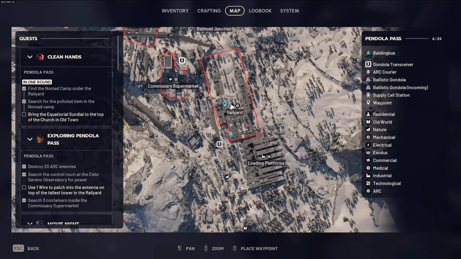 Checking the Map Location