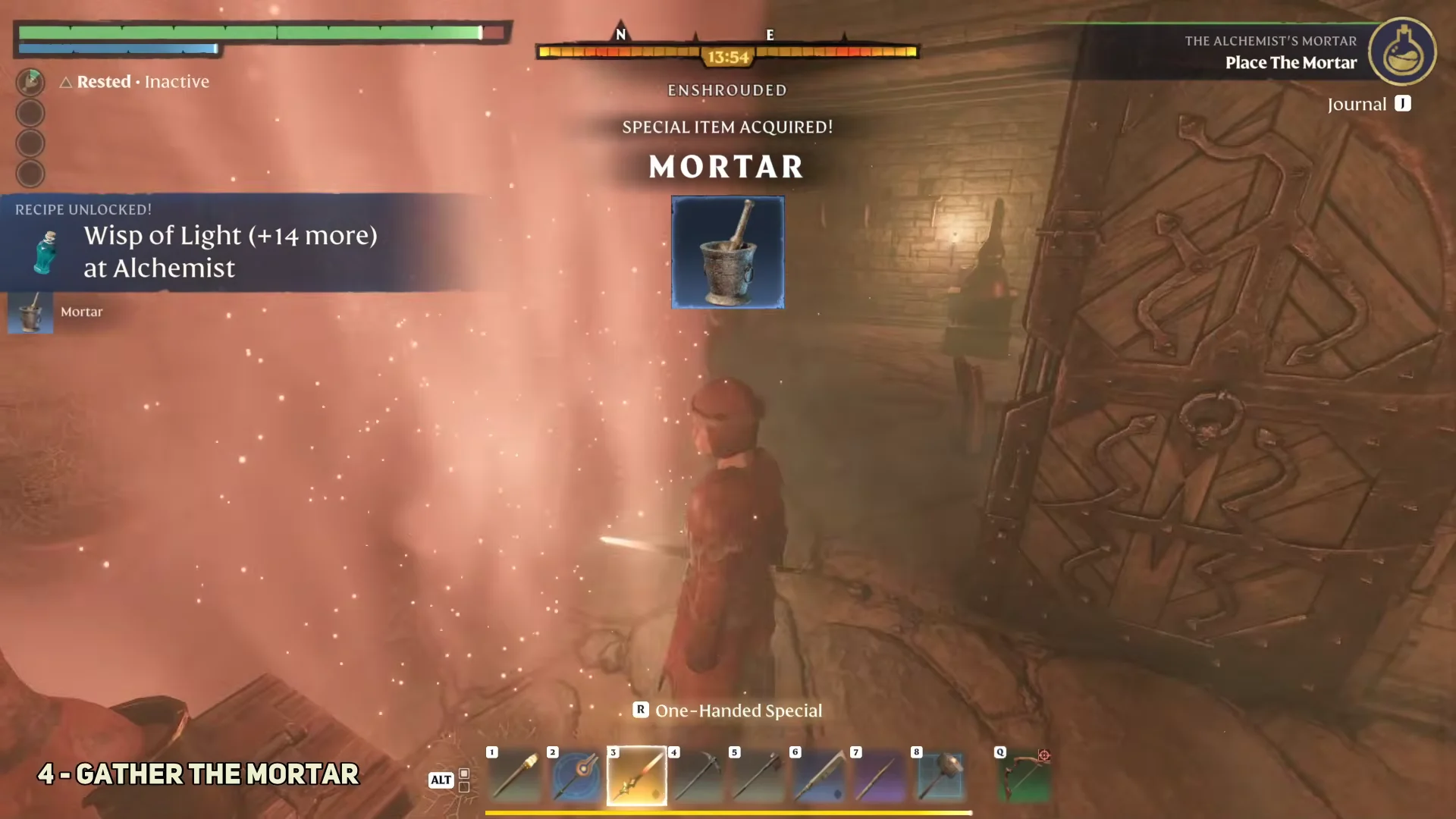 Retrieving the Mortar