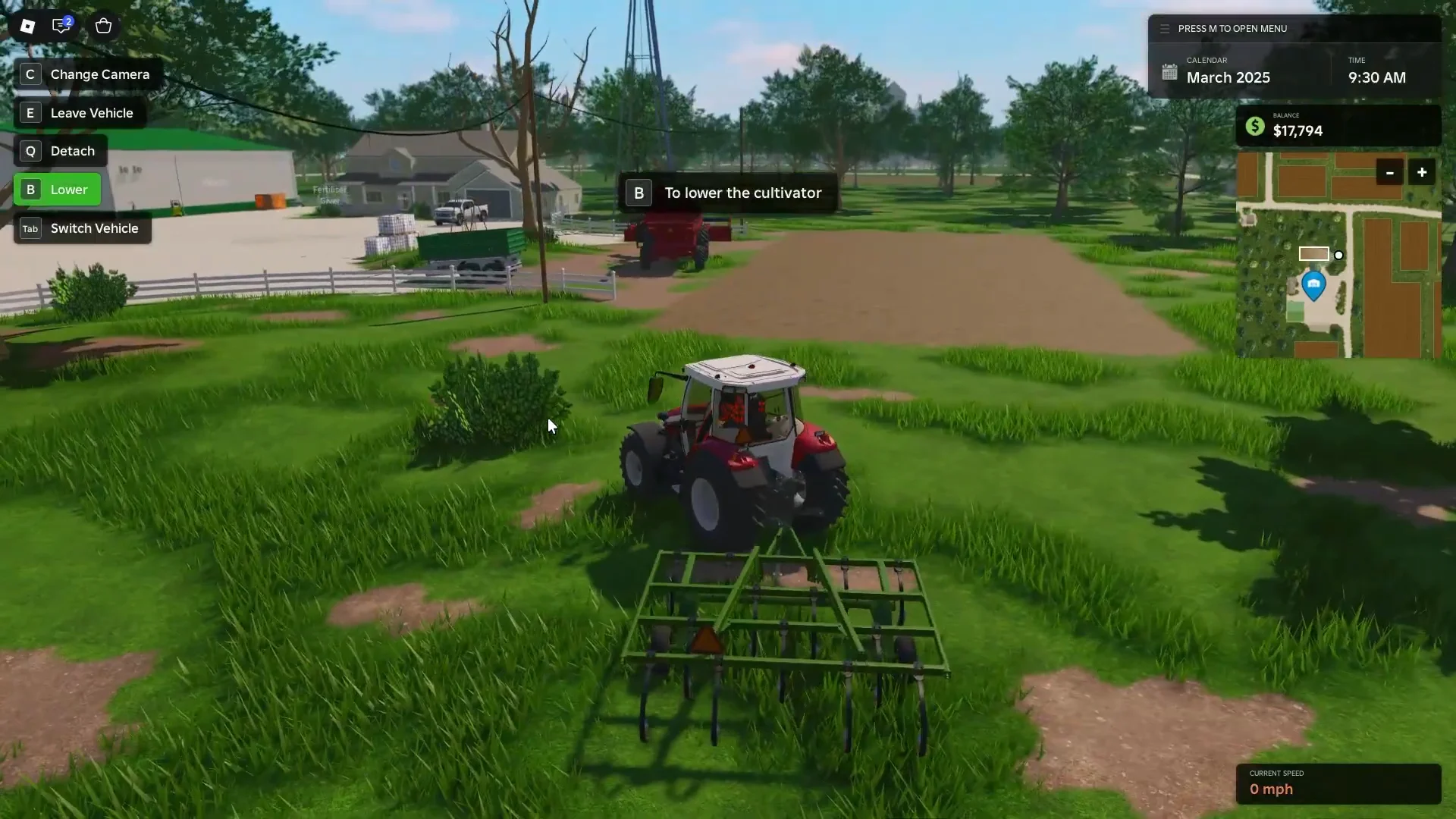 Attaching Cultivator