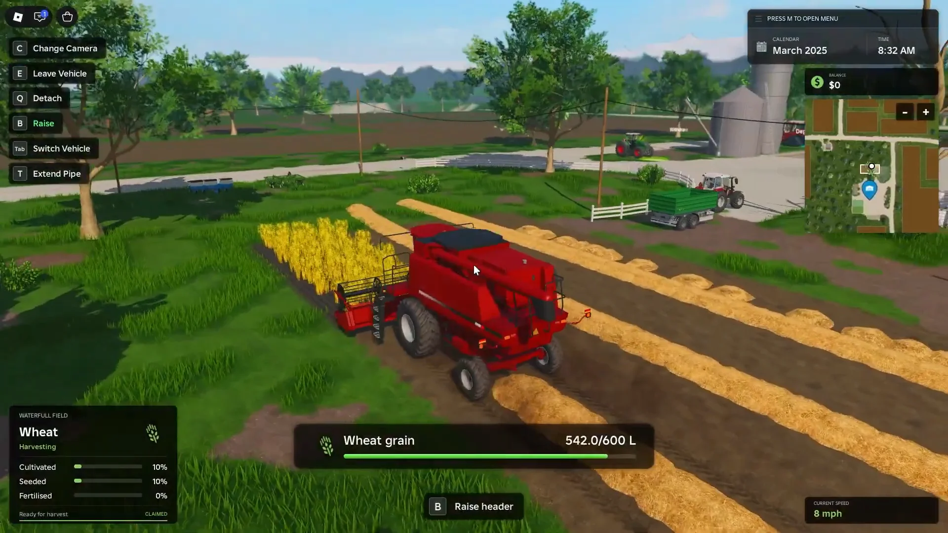 Exterior Harvester View