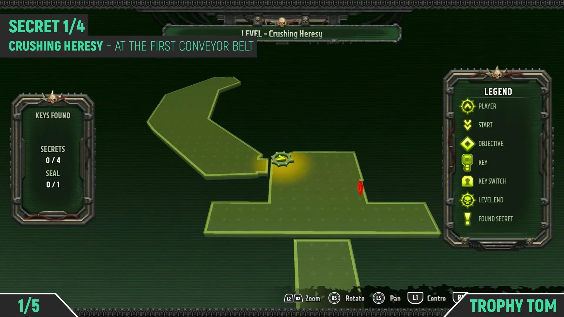 Secret 1 Map & Route