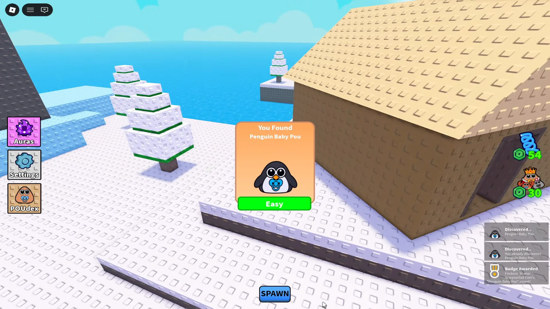 Penguin Baby Pou