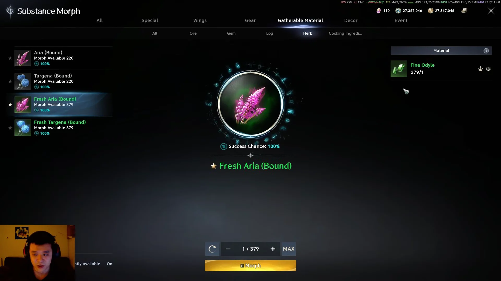 Crafting Serums & Substance Morphing