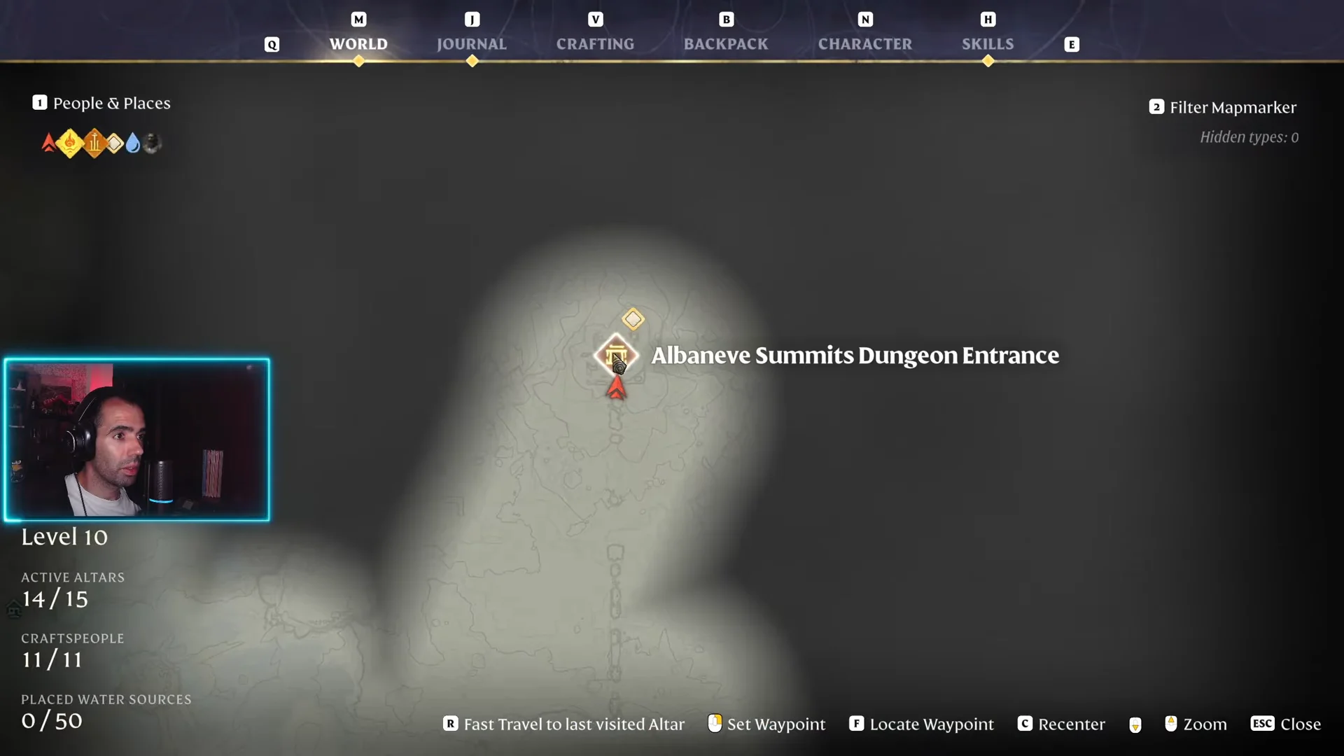 Discovering Albaneve Summits Dungeon Entrance