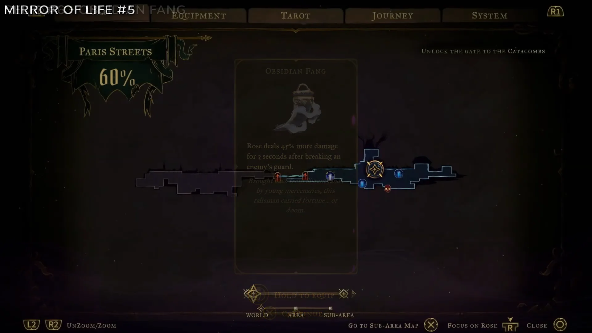 Paris Streets Relic #6 (Obsidian Fang)