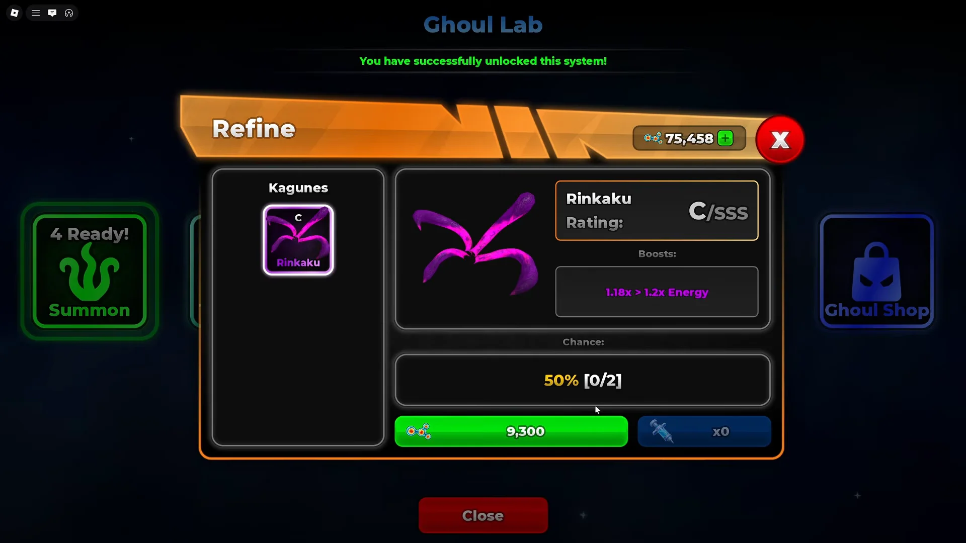 Lab Crafting & Refinement Demonstration
