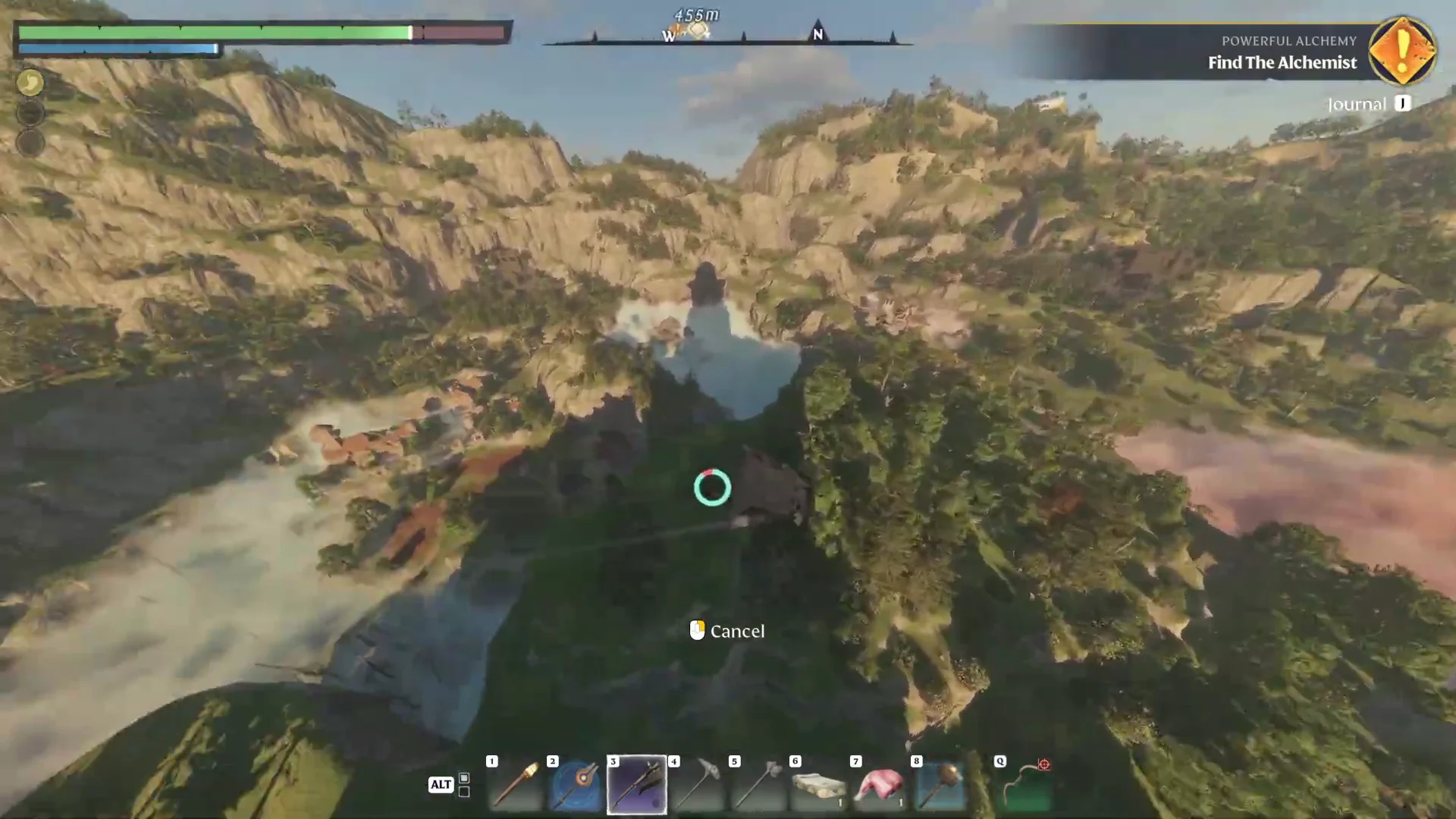 Gliding from Ancient Spire