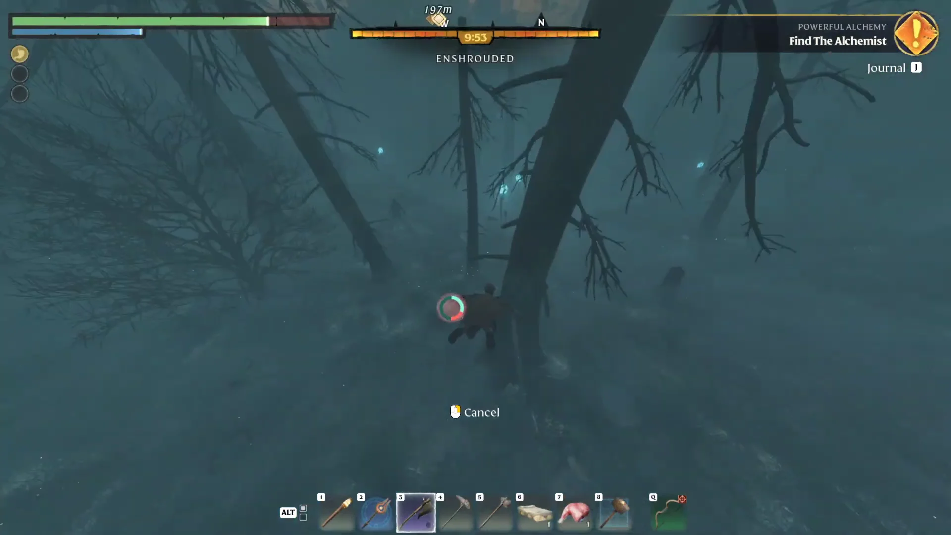 Descending into the Shroud