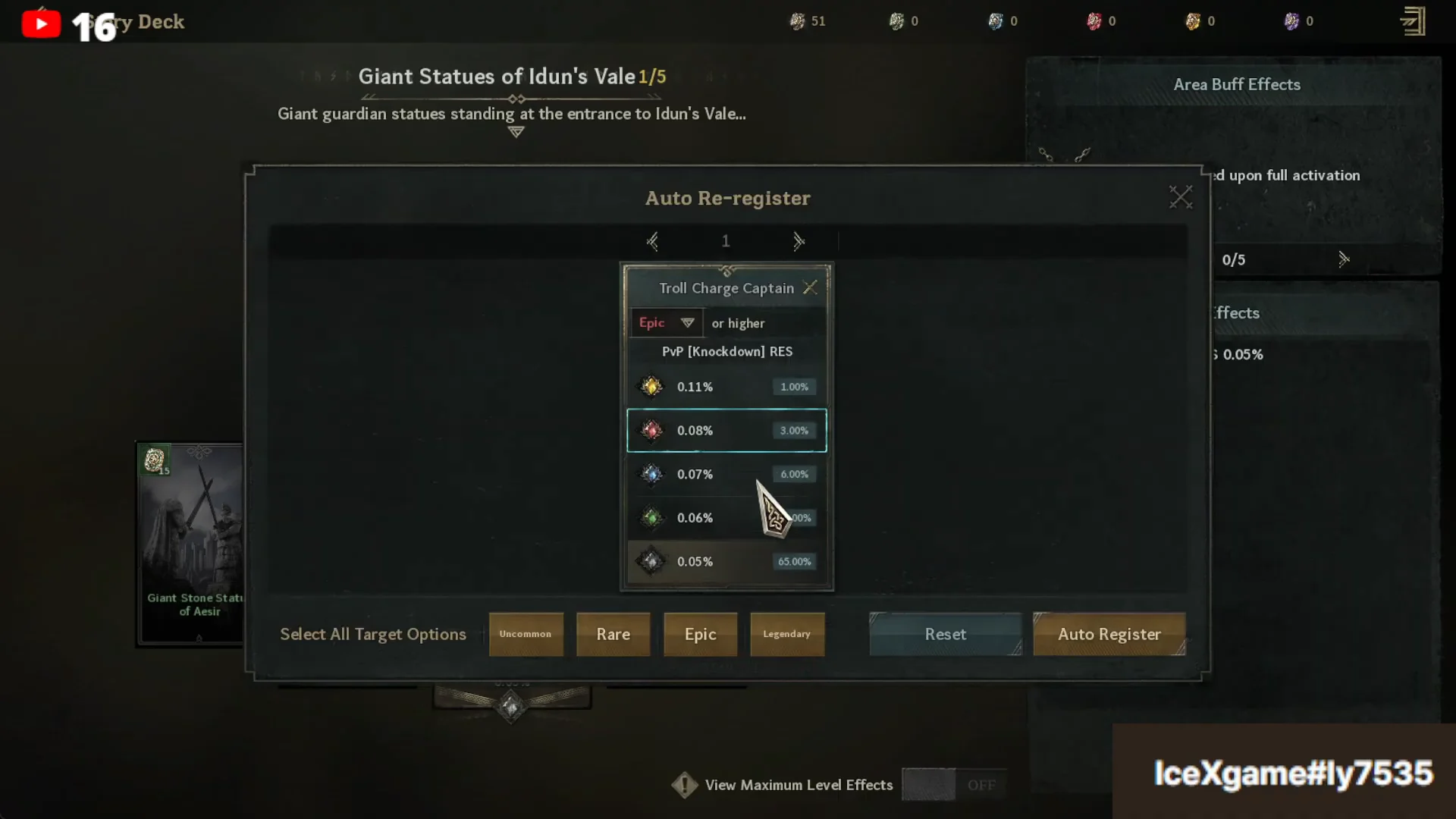 Auto Re-register Demonstration