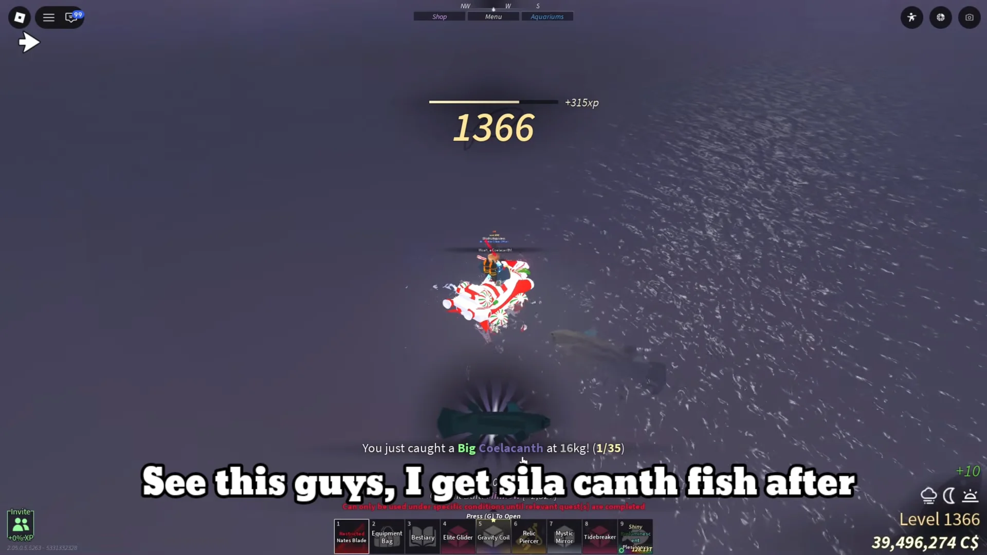 Catching Coelacanth