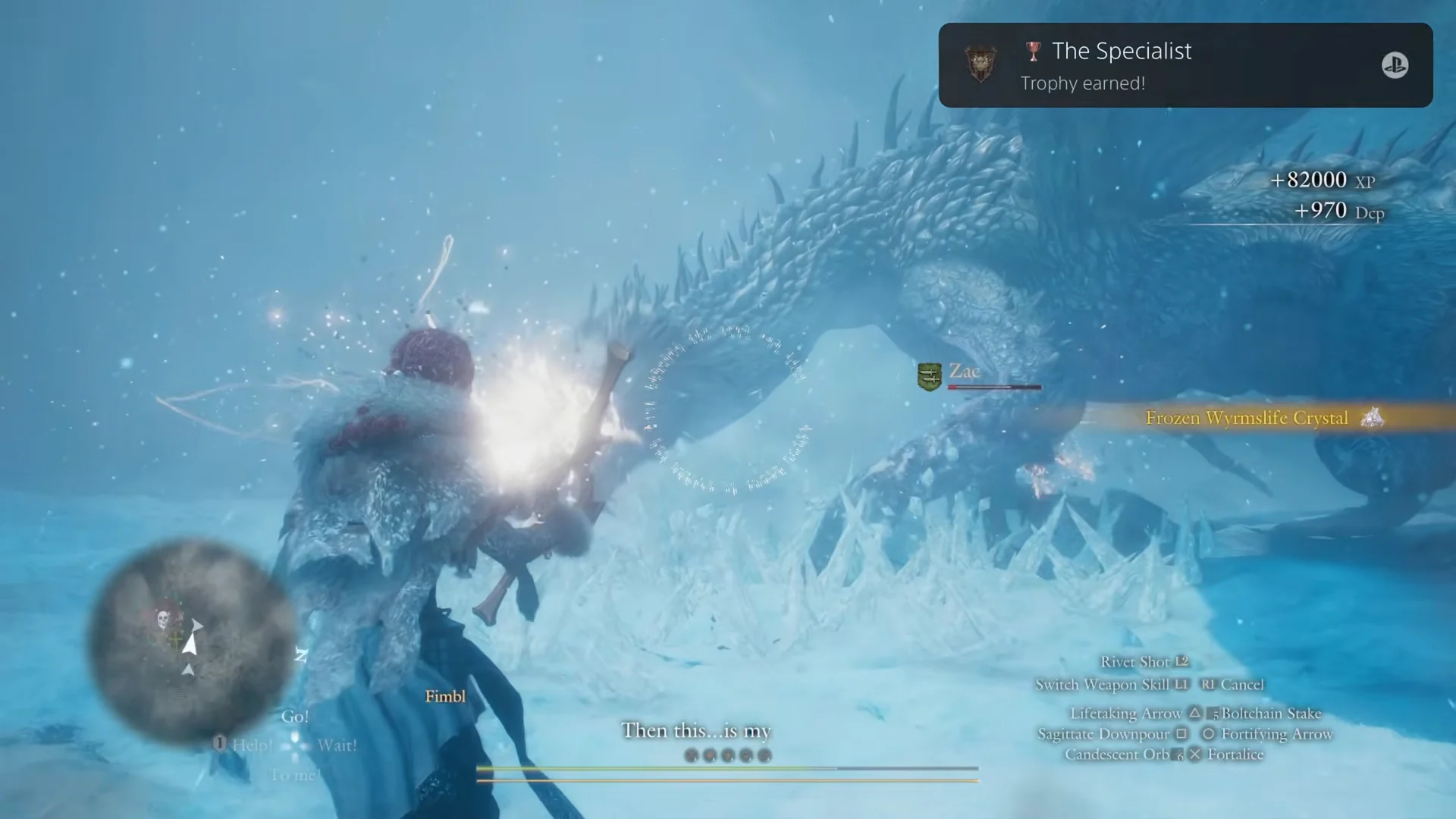 Fimbl Defeated & Trophy Unlock