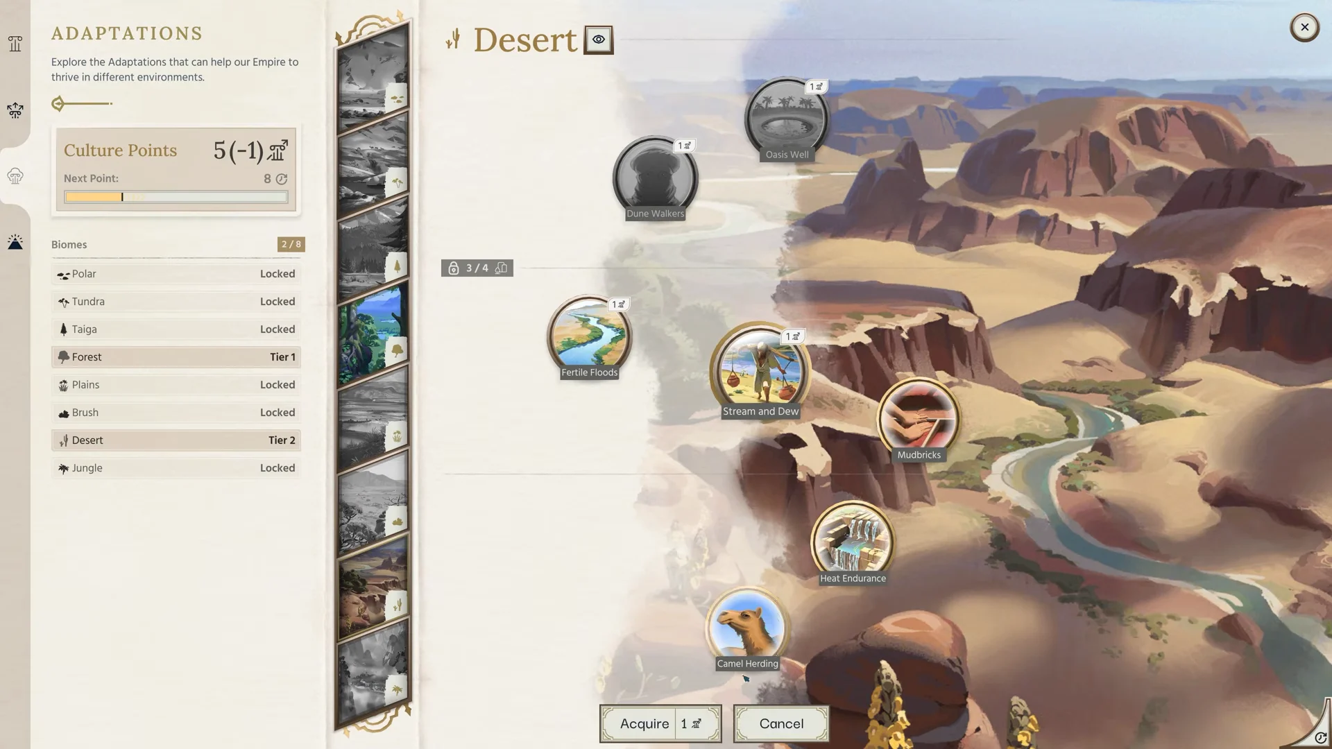 Adaptation System (Desert)