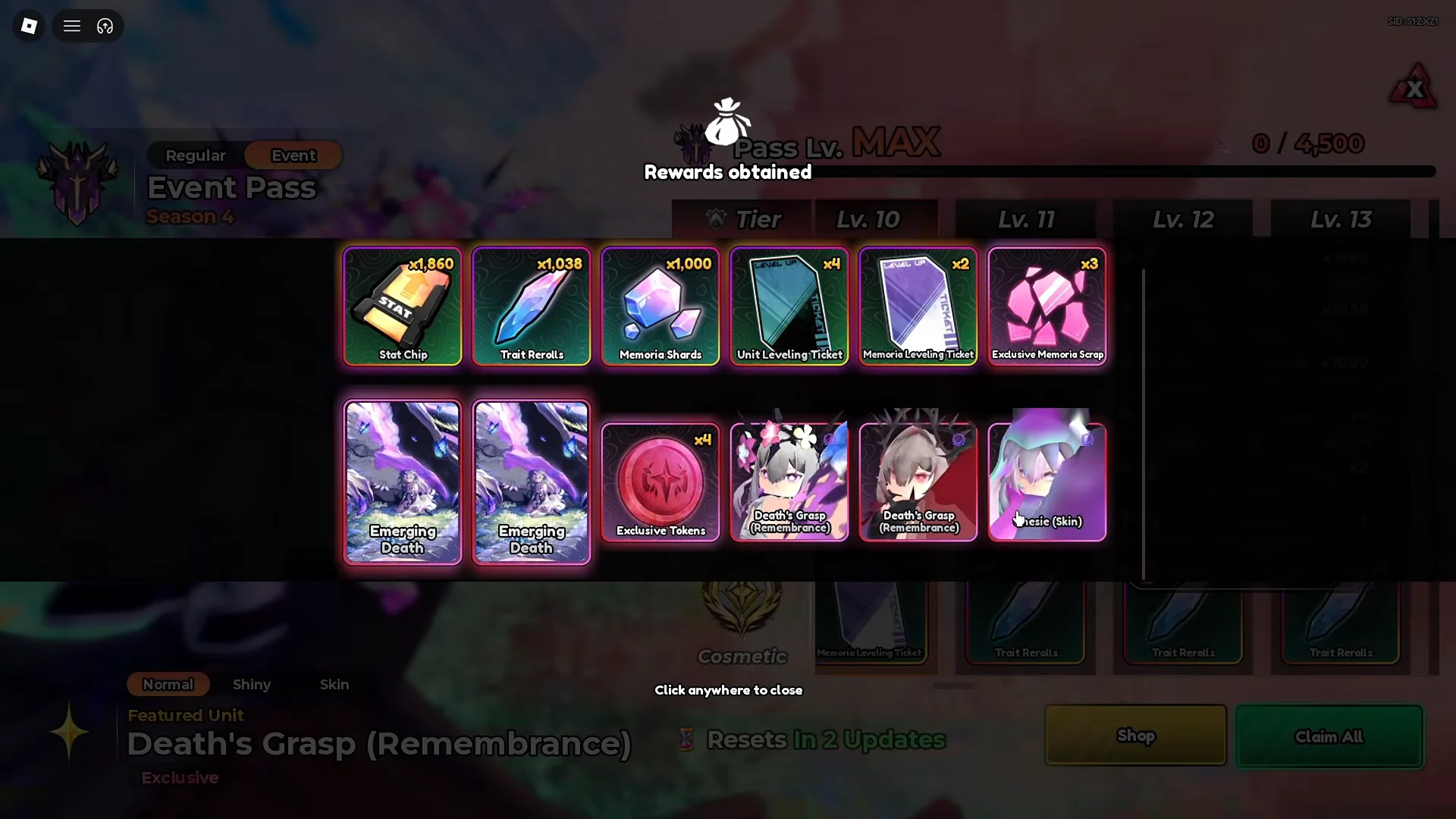 Claiming Rewards