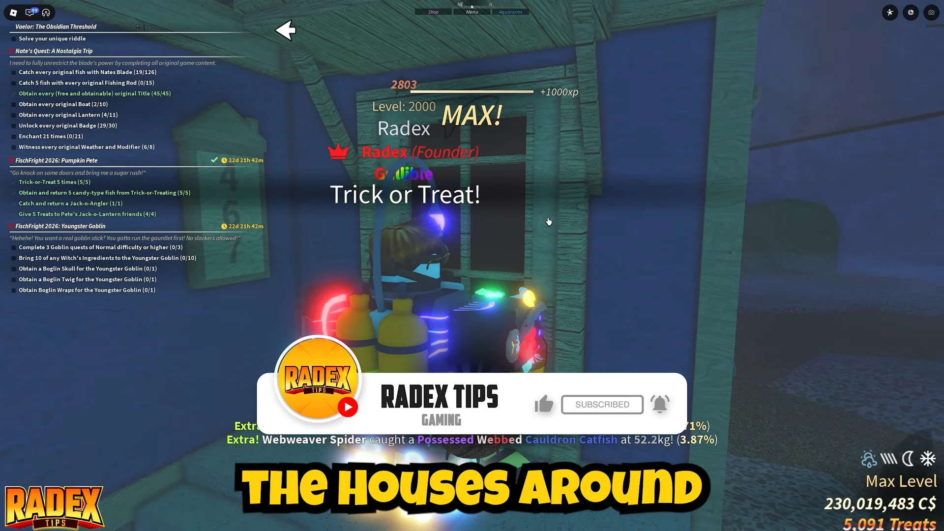 Trick or Treat at Houses