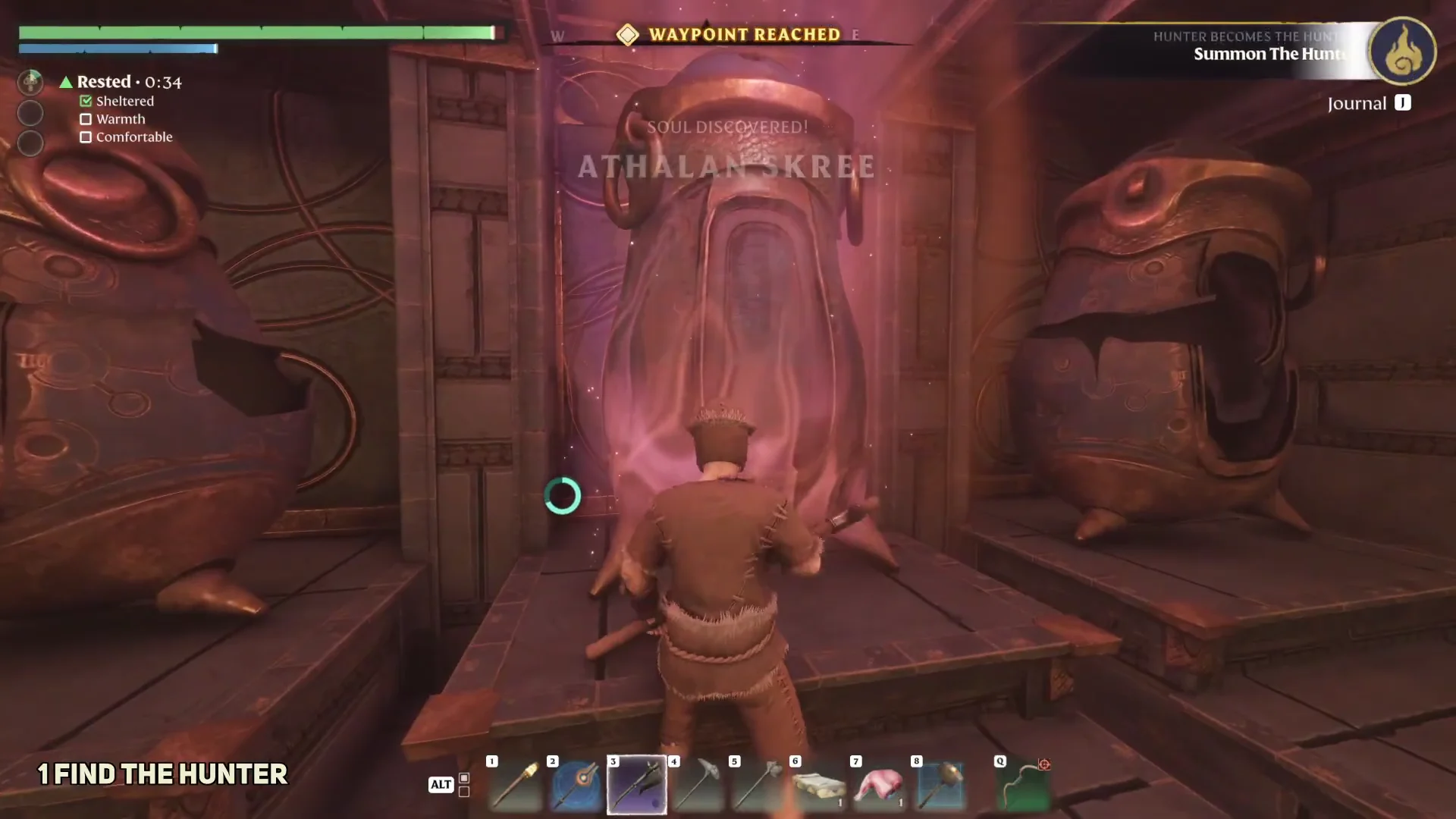 Entering Vault & Awakening Hunter