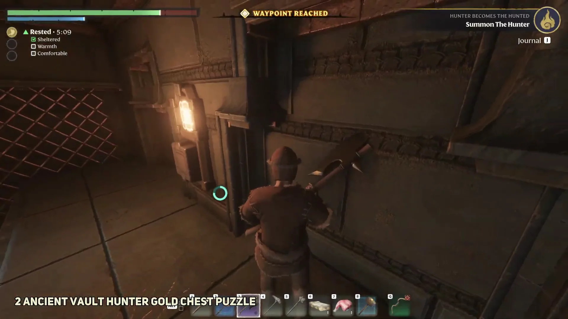 Gold Chest Puzzle: Wall Switches