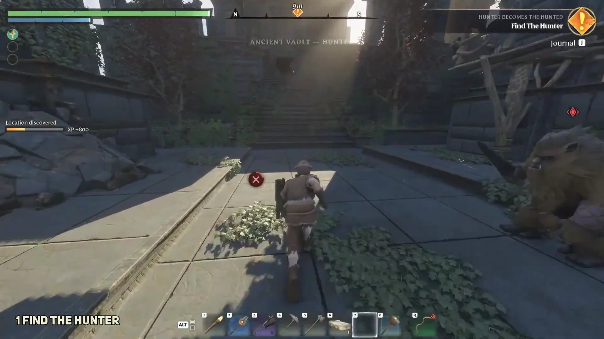 Map Check & Ruins Approach