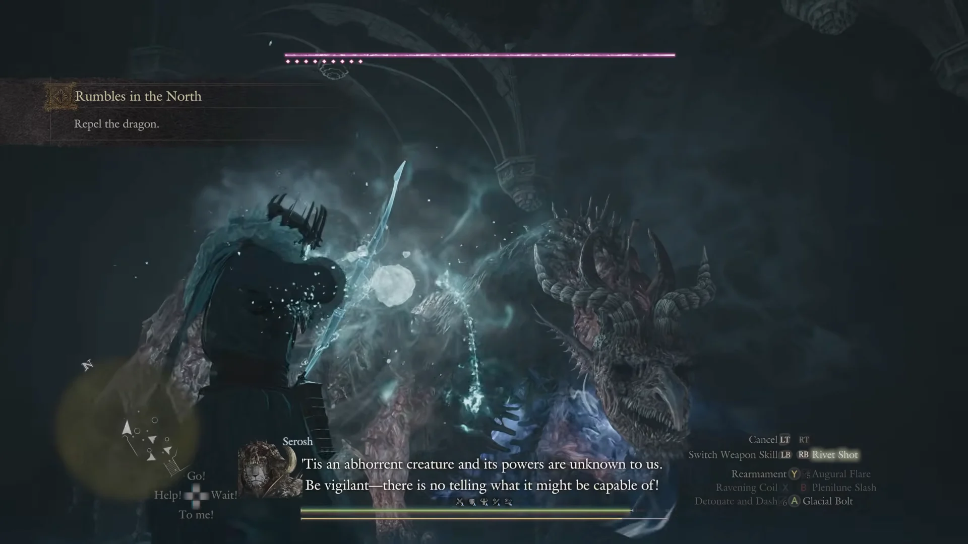 Dragon Boss Battle Begins