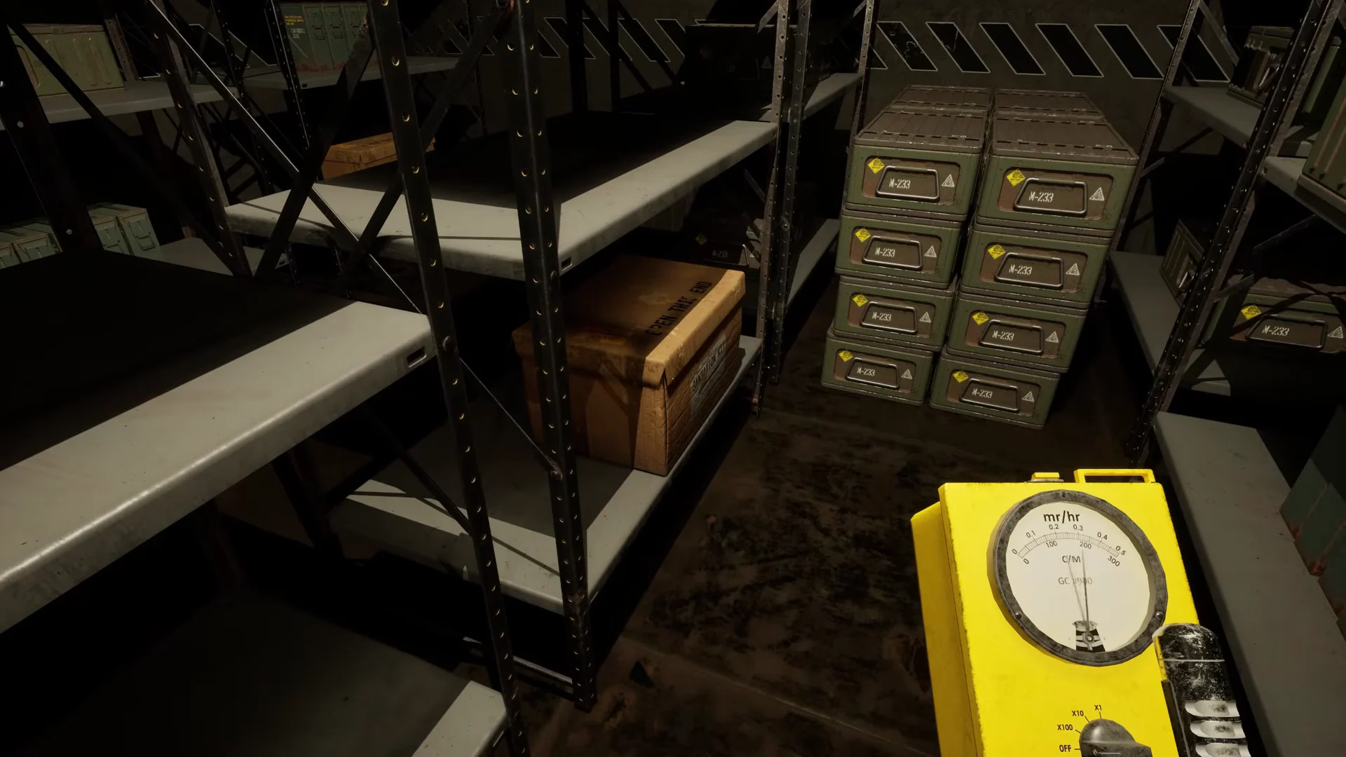 Storage Room & Radiation Meter