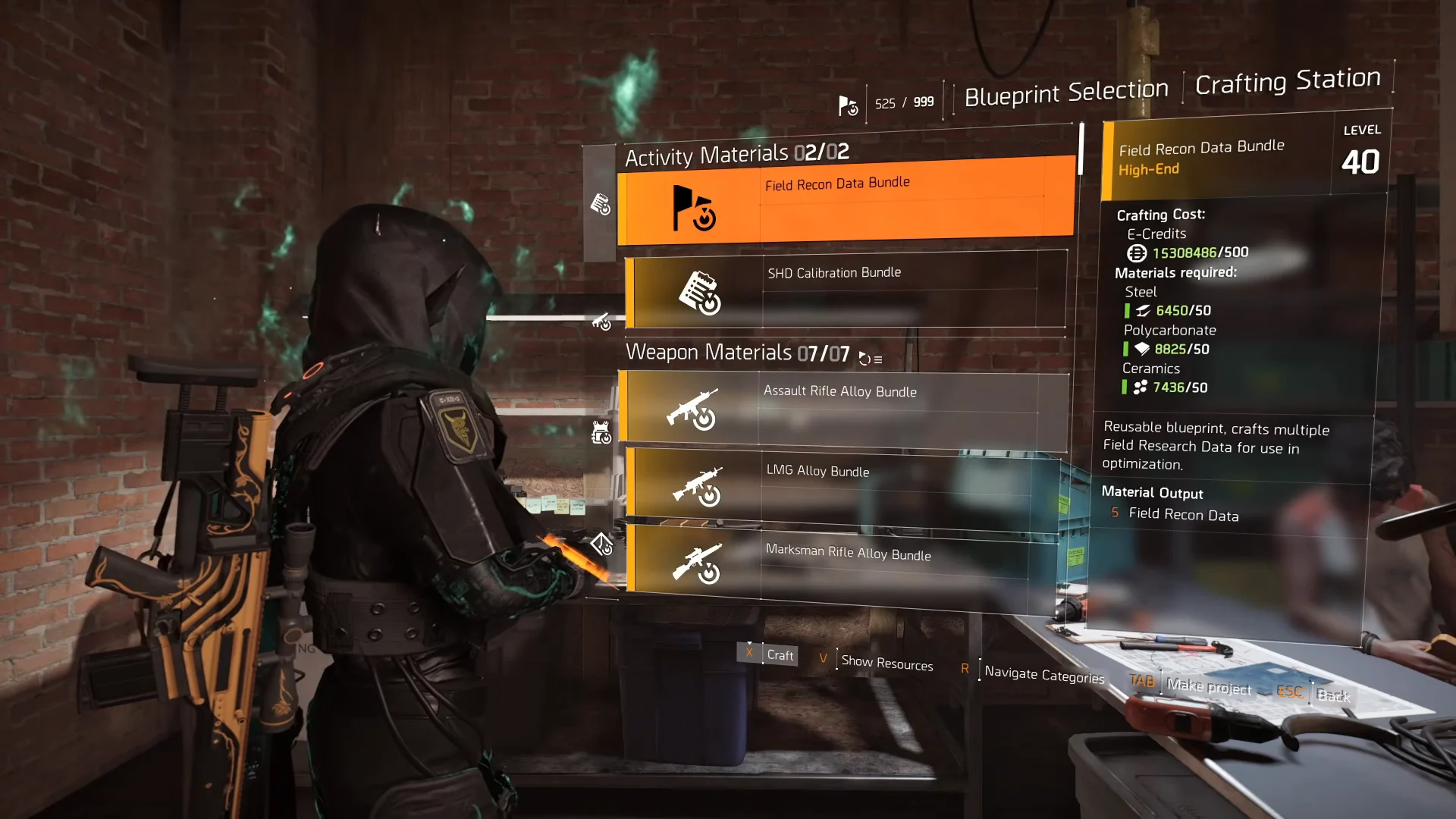 Crafting Station Blueprints