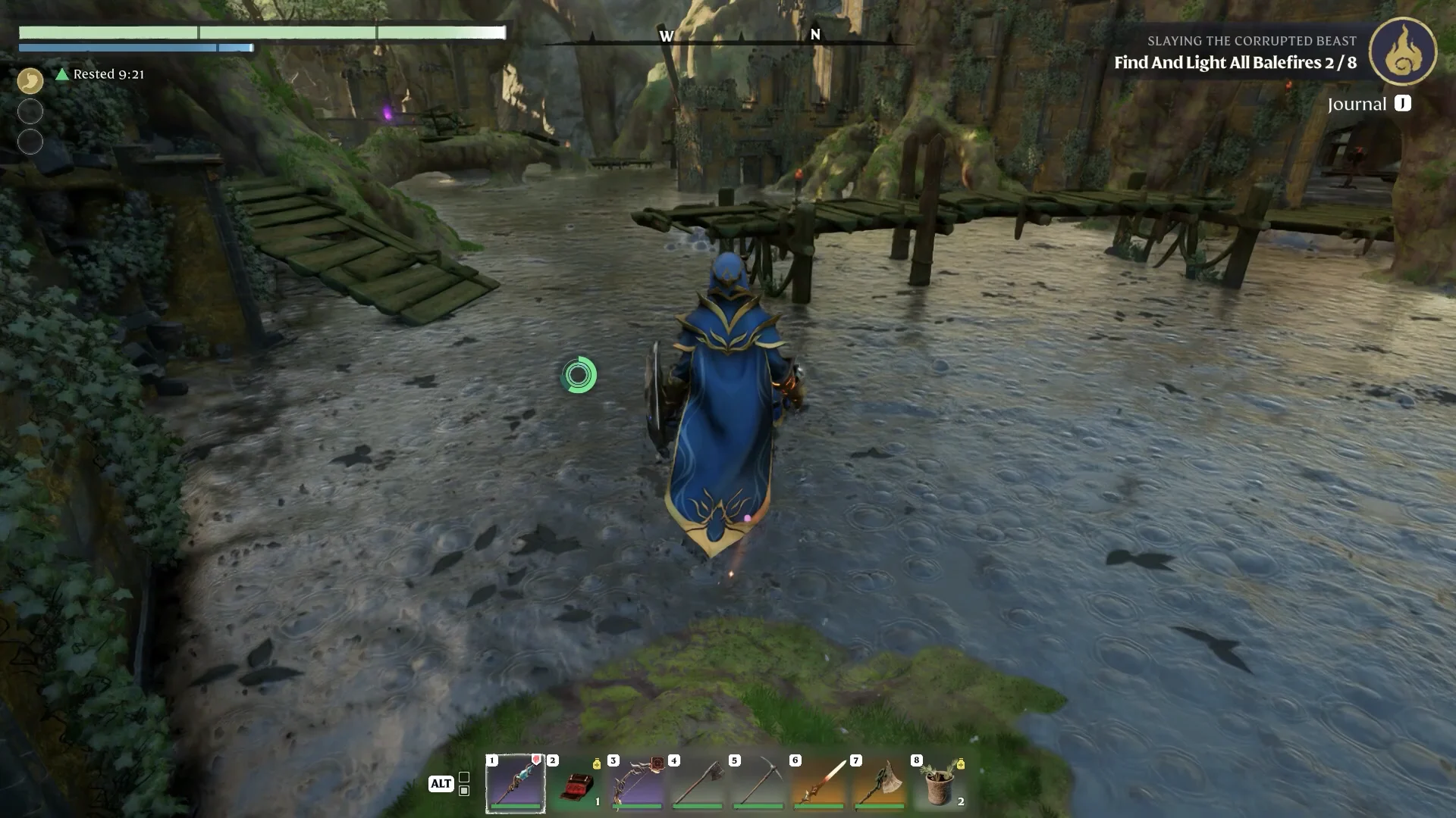 swamp water in the Blackmire