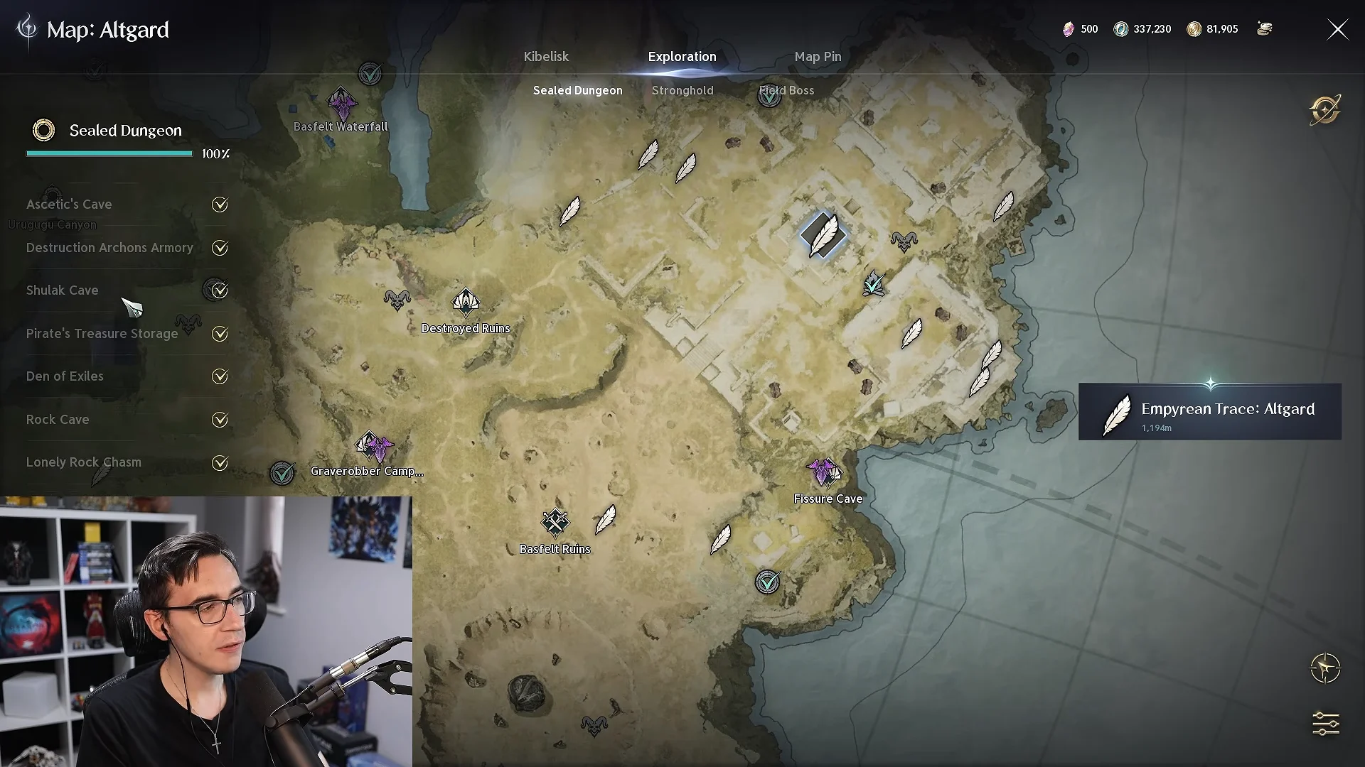 Exploration & Stat Unlocks
