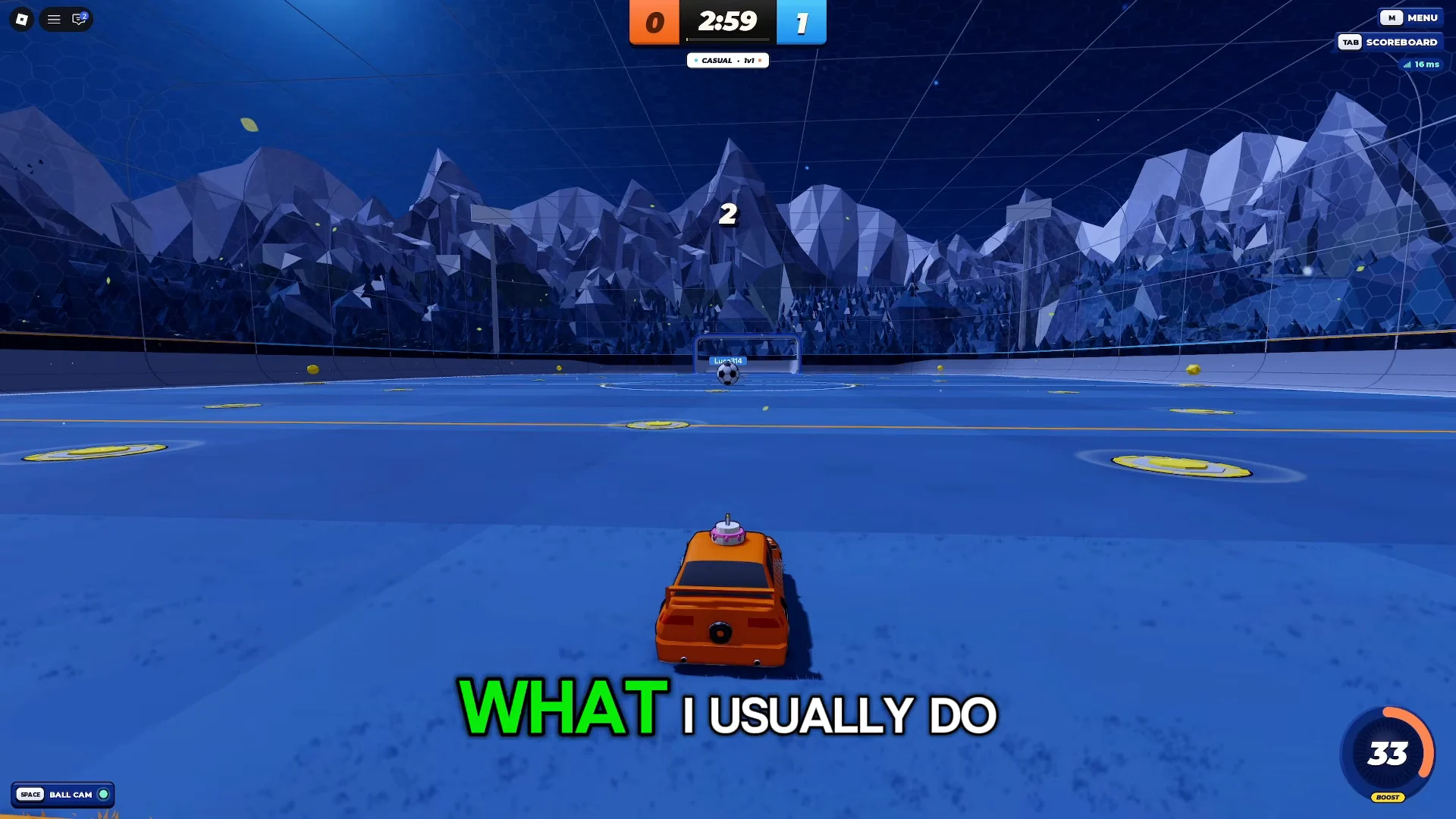 1v1 Kickoff Strategy