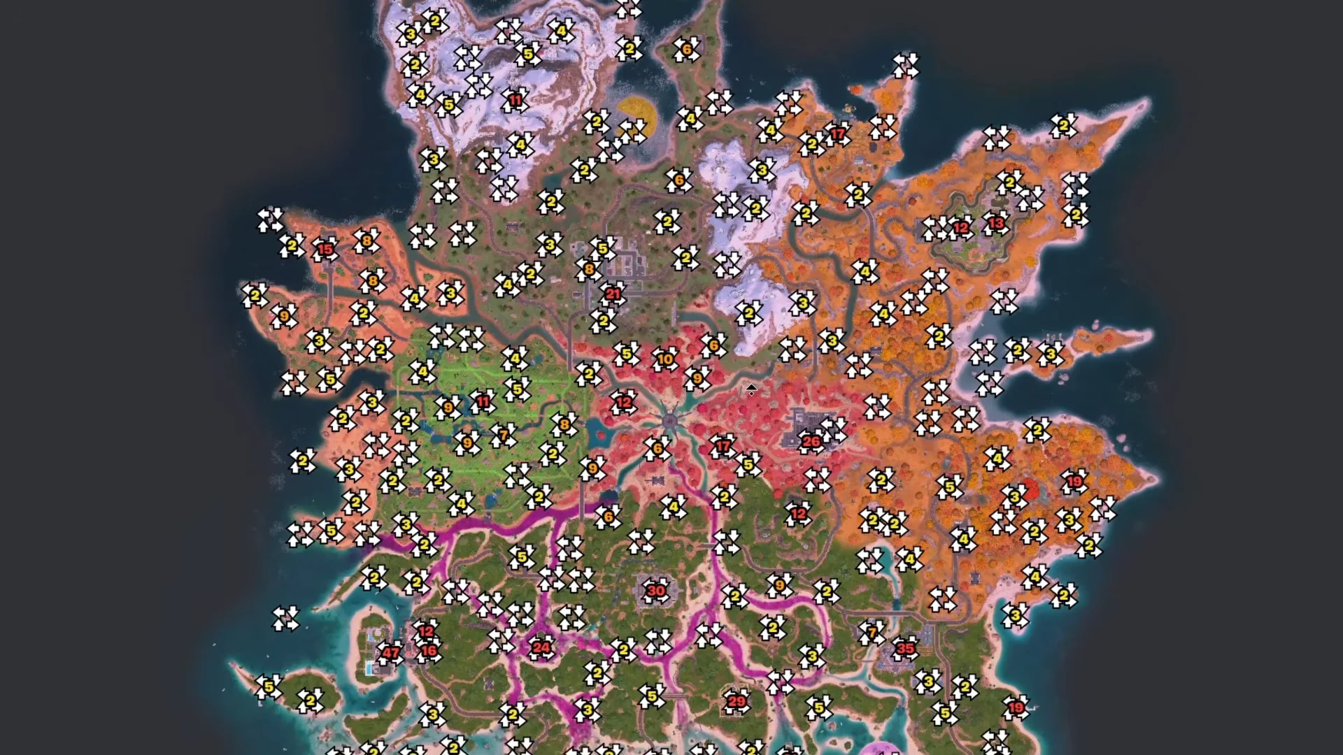 Island cheat code map