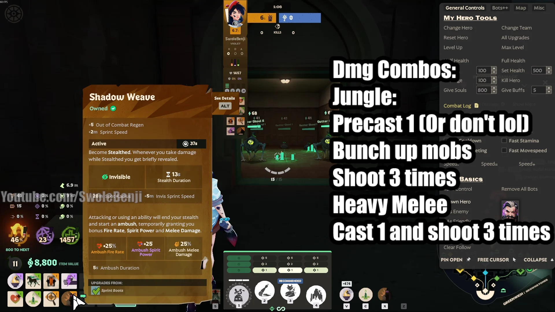 Damage Combos: Jungle Farm