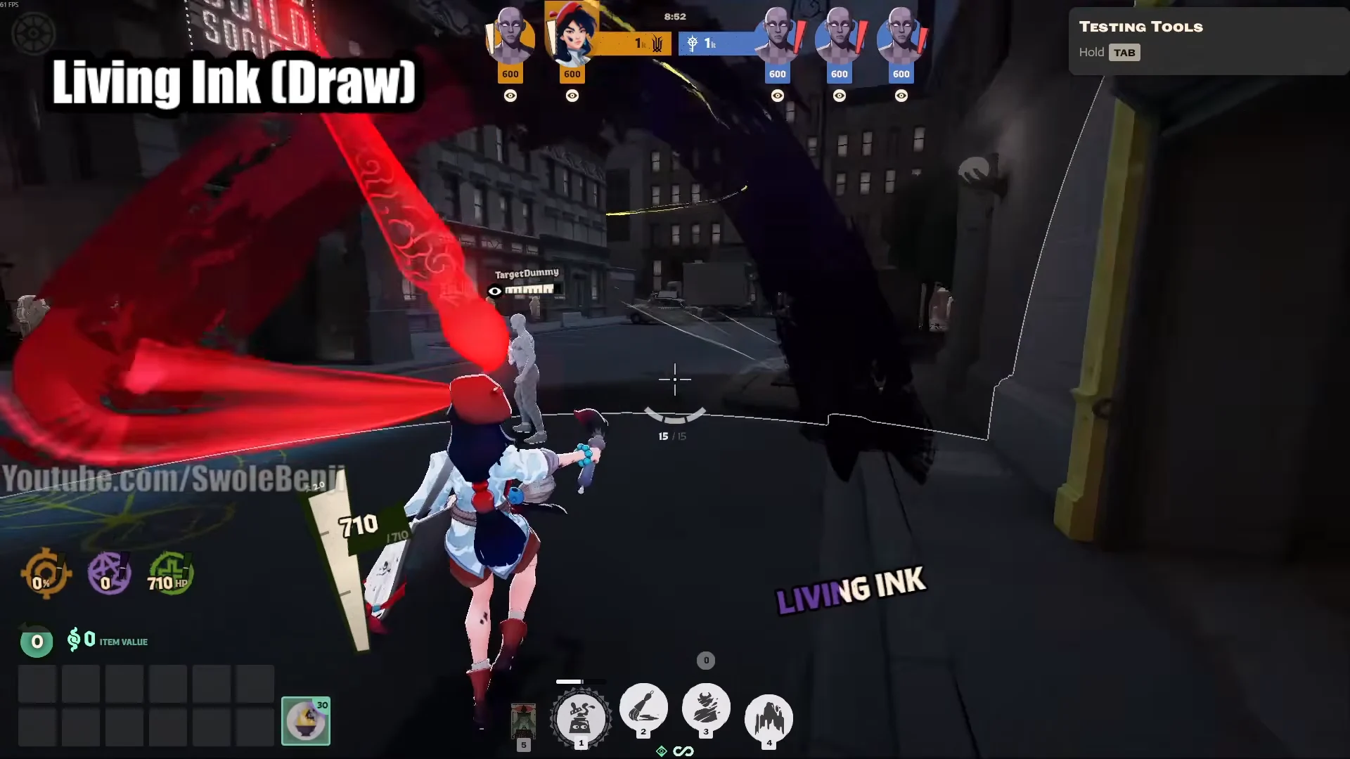 Ability 1: Living Ink (Draw) Mechanics