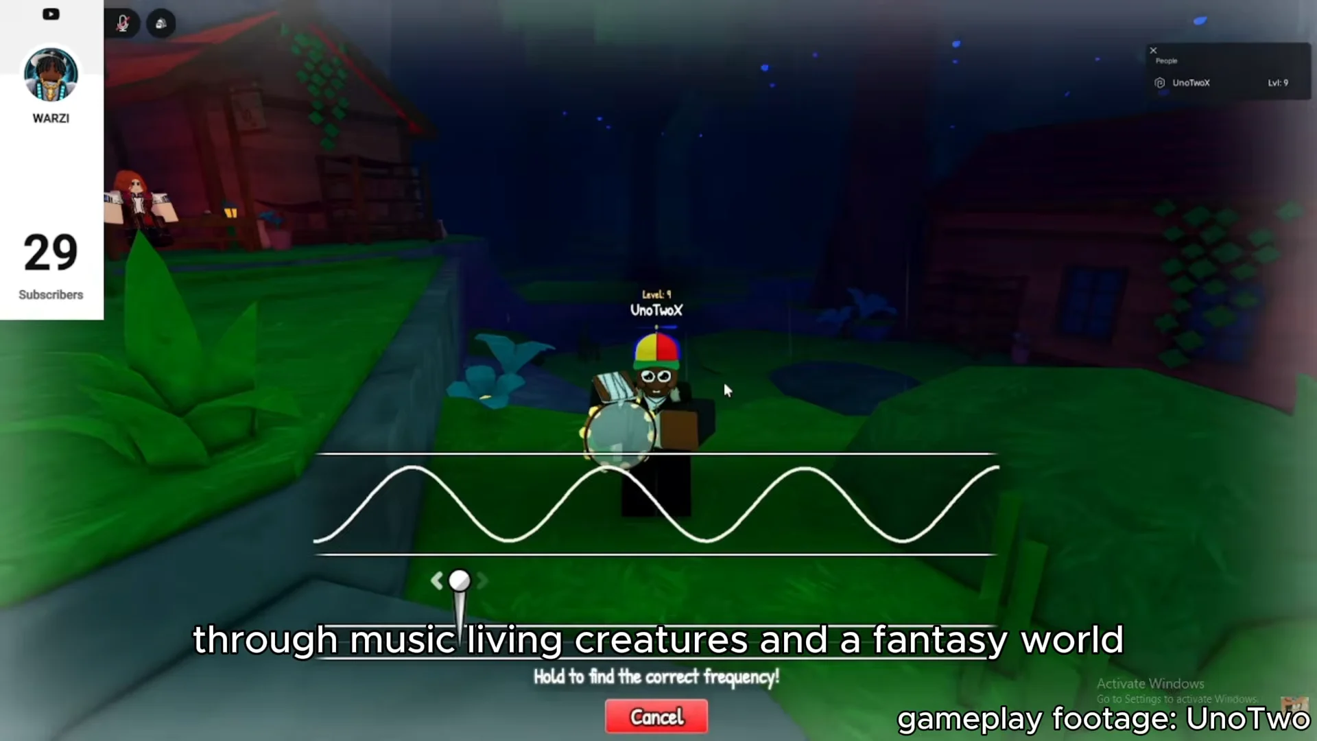 Frequency Tuning Minigame