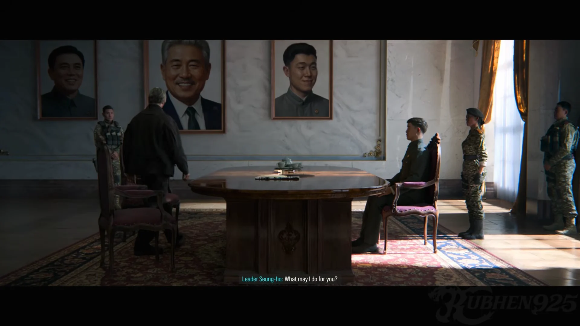 Meeting with Ri Seung-ho
