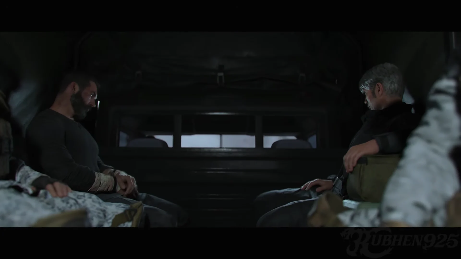 Snowy Convoy Transport