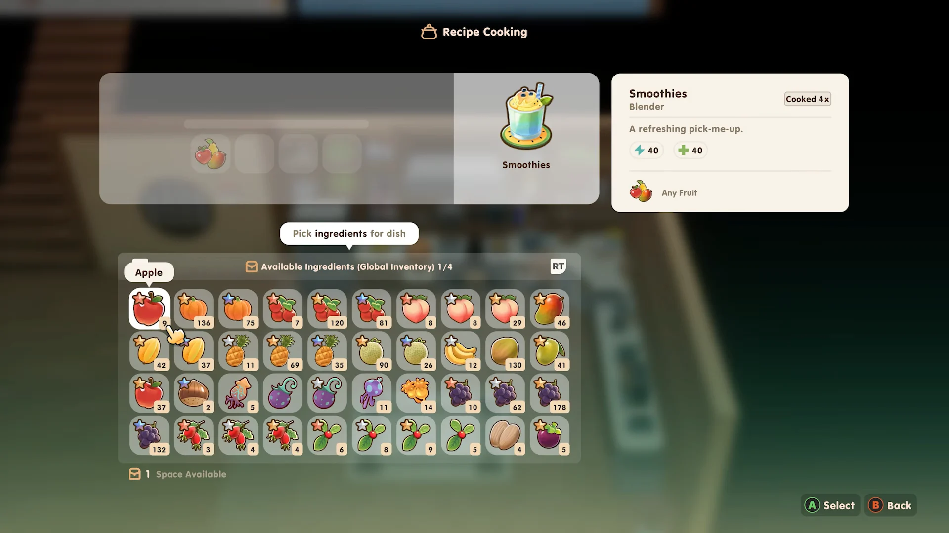 Cooking Improvements