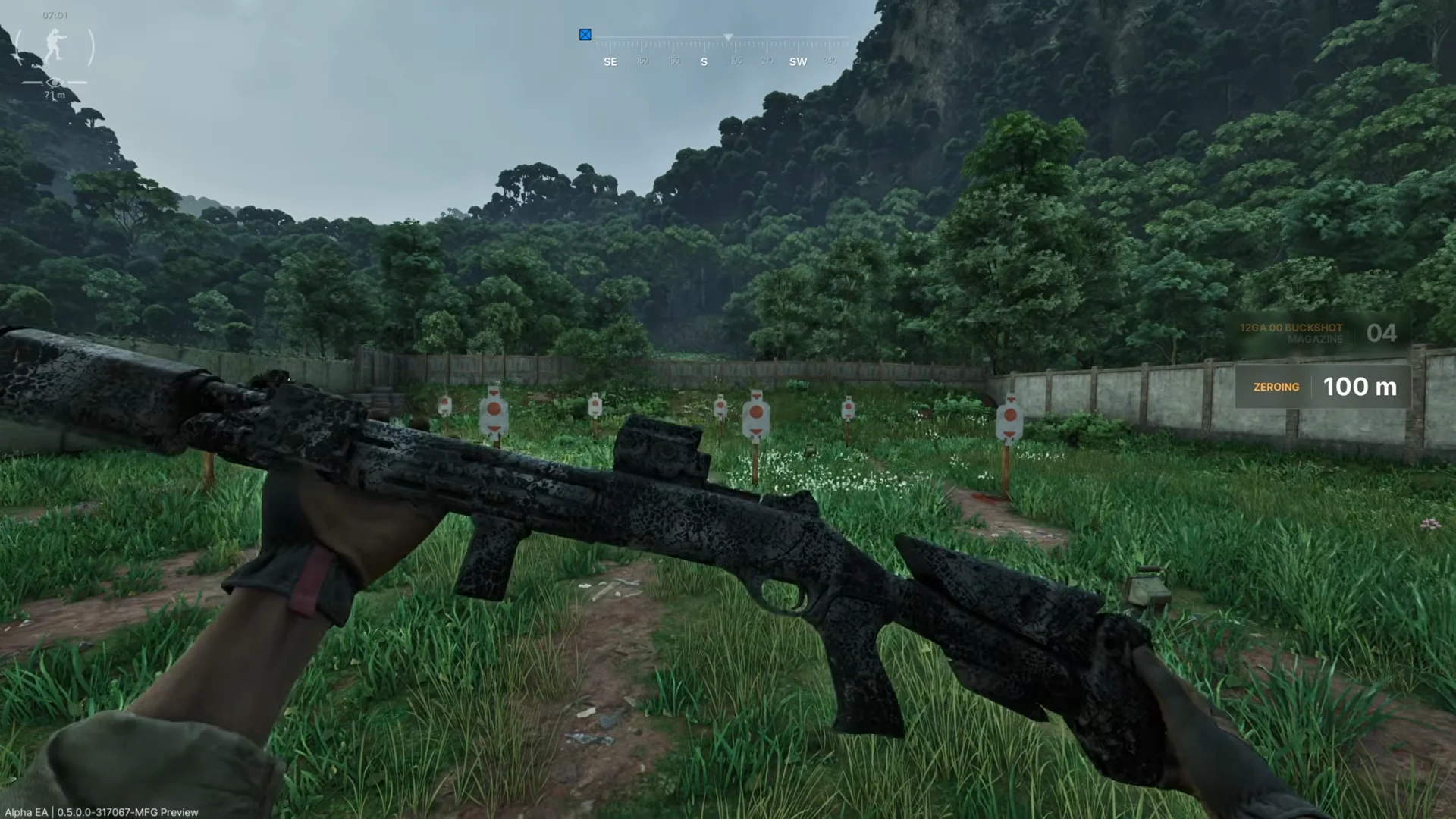 Camouflaged Tactical Shotgun