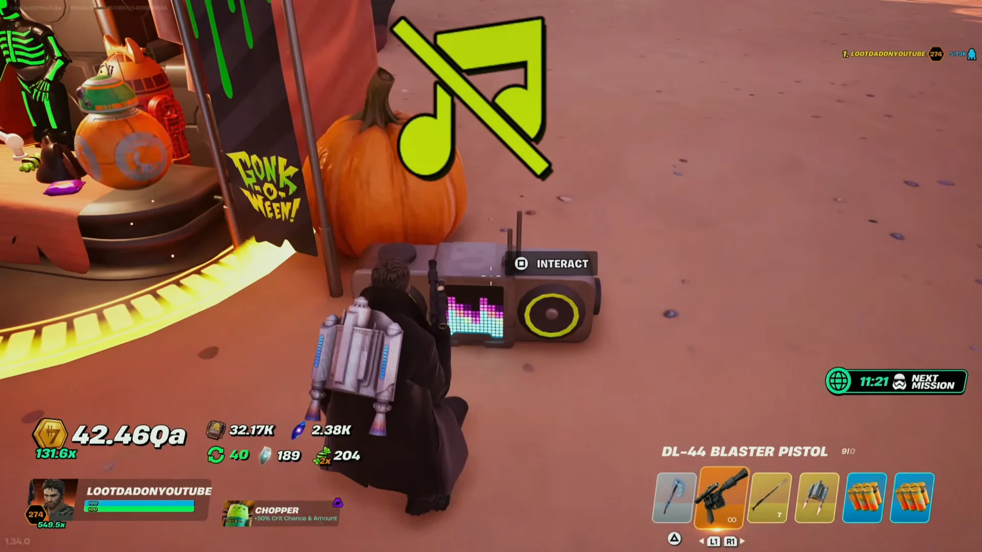Gonk-o-Ween Boombox Toggle