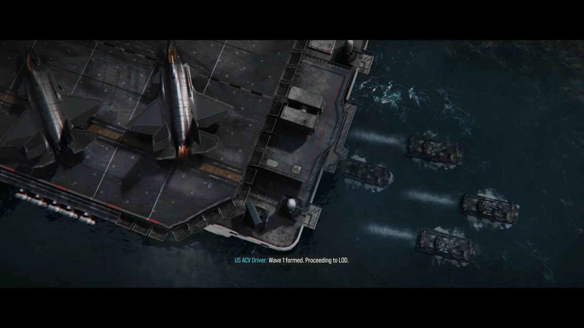 Amphibious launch