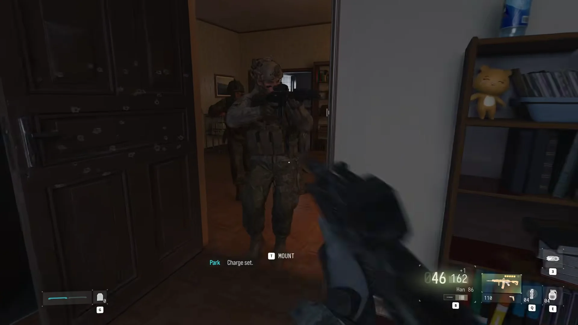Clearing residential upper floors