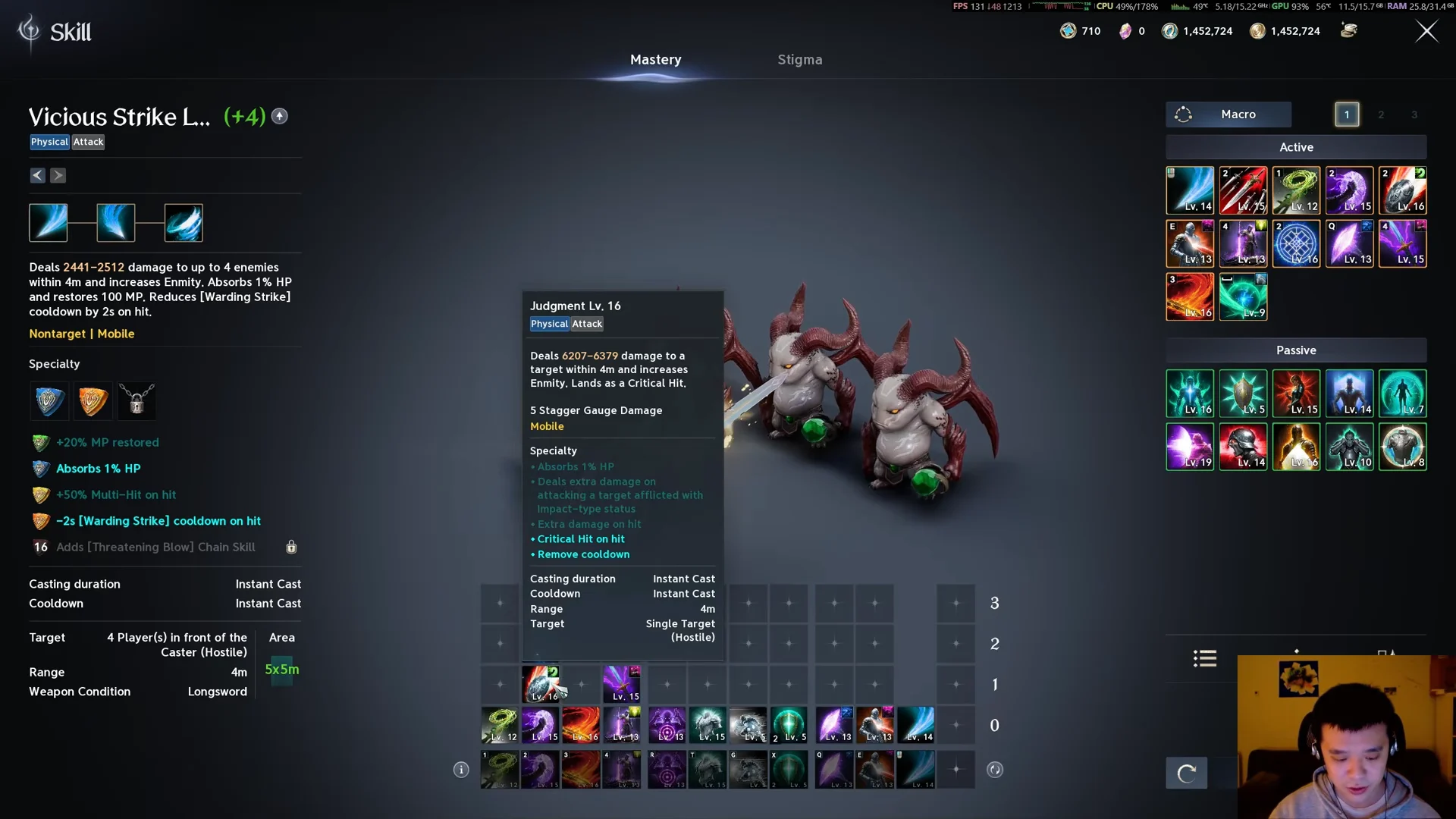 Action Bar Skill Organization